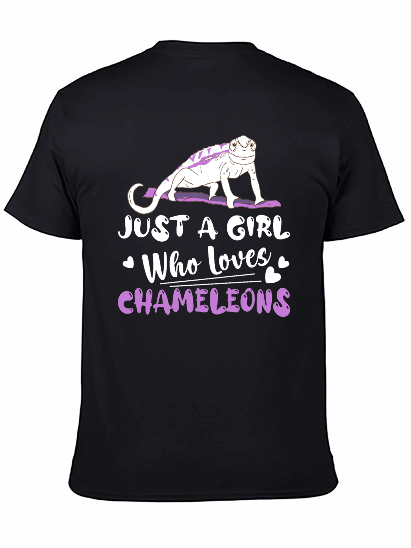 Just A Girl Who Loves Chameleons T-Shirt