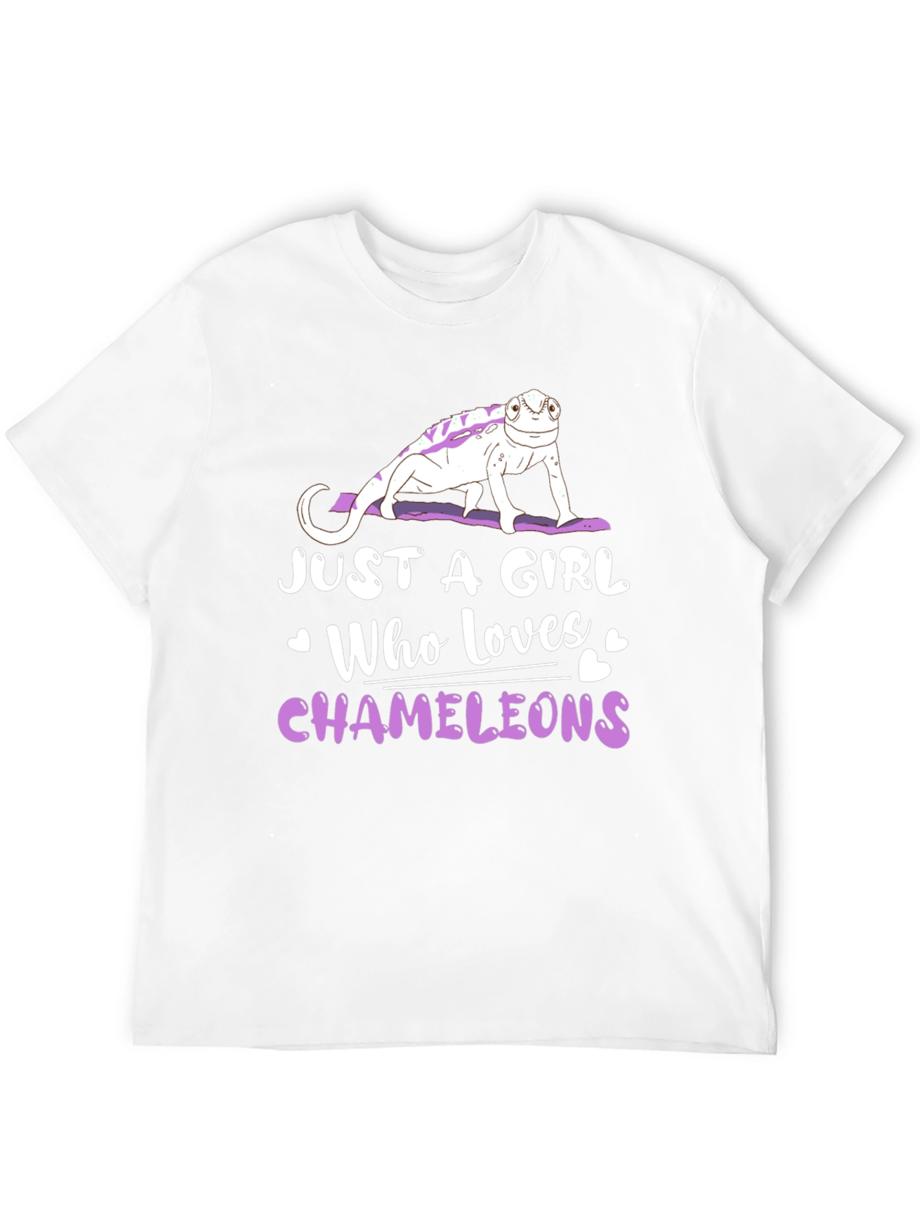Just A Girl Who Loves Chameleons T-Shirt