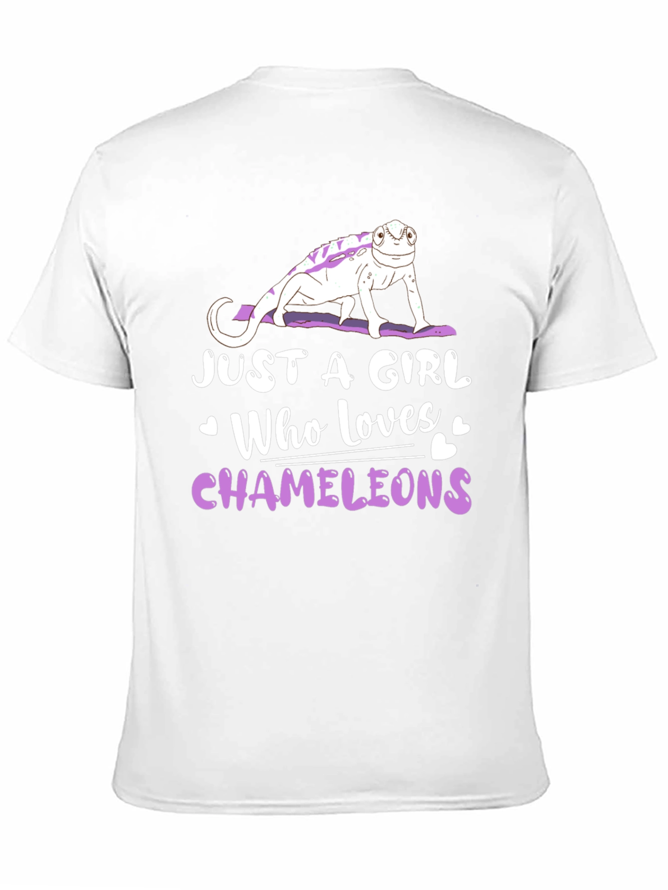 Just A Girl Who Loves Chameleons T-Shirt