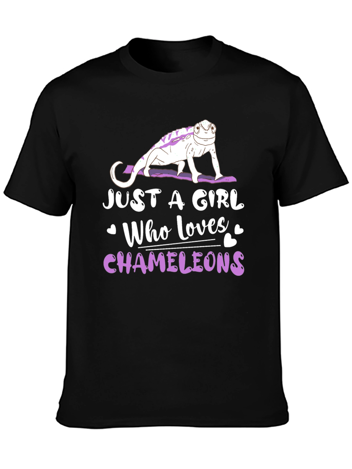 Just A Girl Who Loves Chameleons T-Shirt