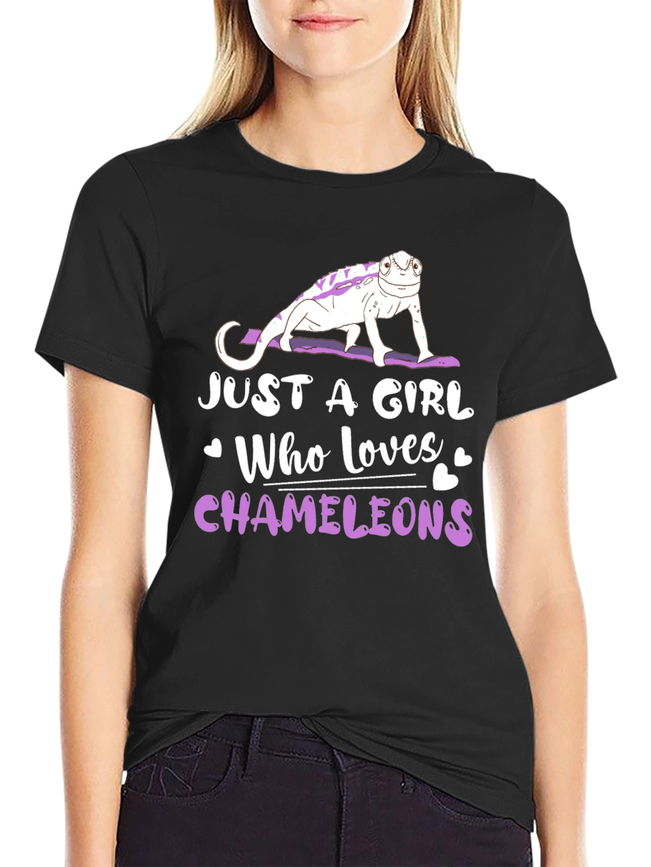Just A Girl Who Loves Chameleons T-Shirt