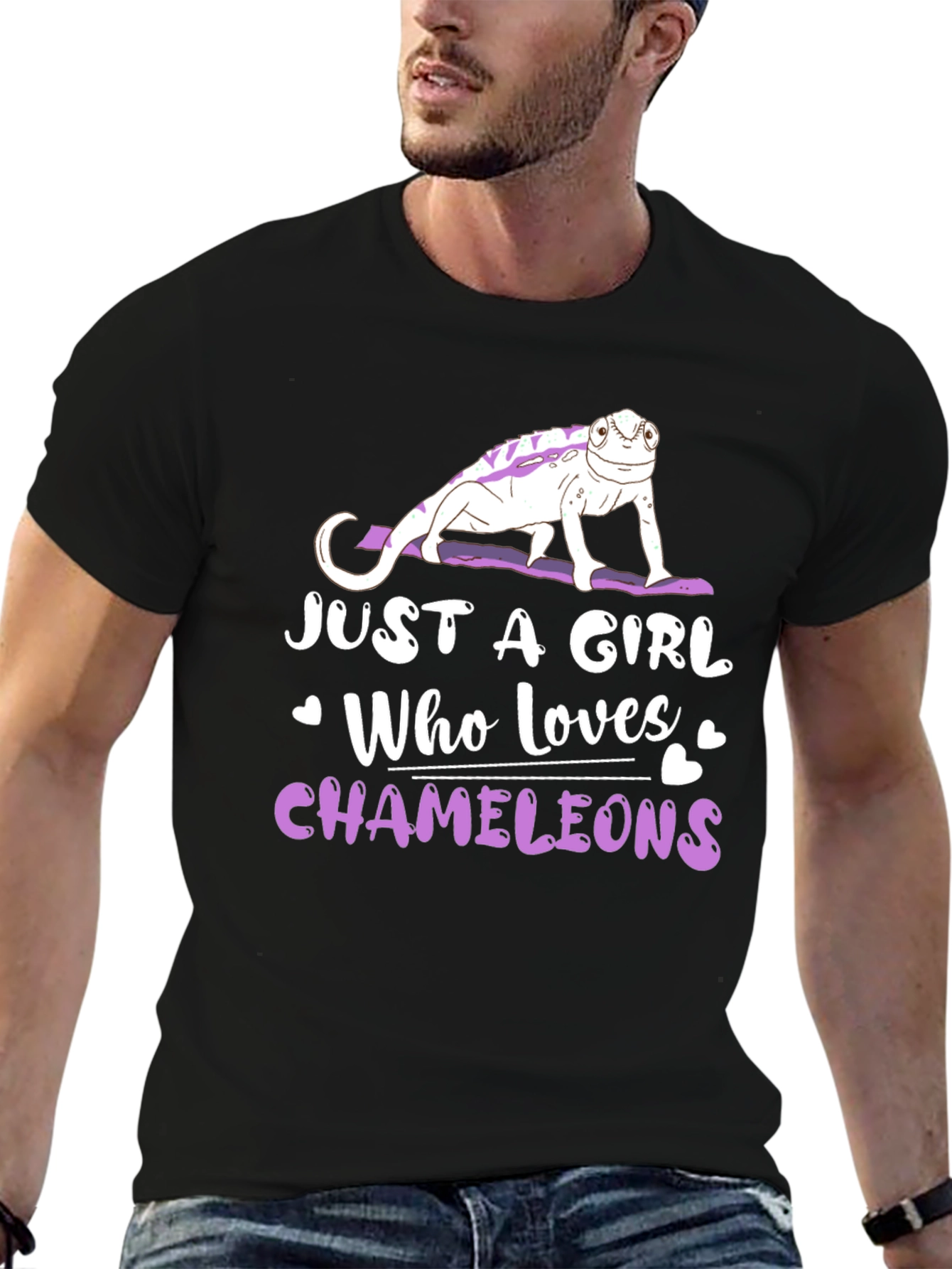 Just A Girl Who Loves Chameleons T-Shirt