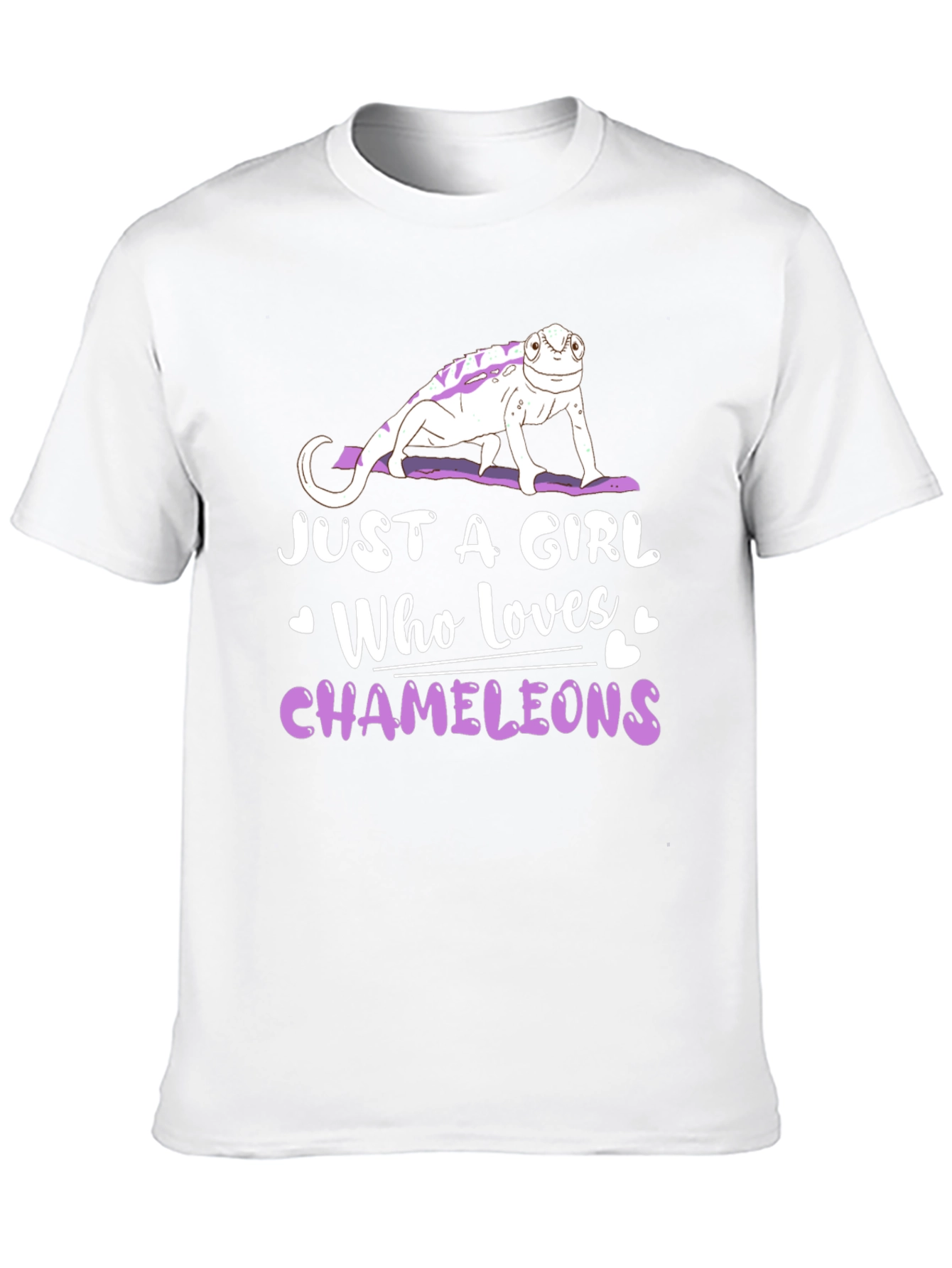 Just A Girl Who Loves Chameleons T-Shirt