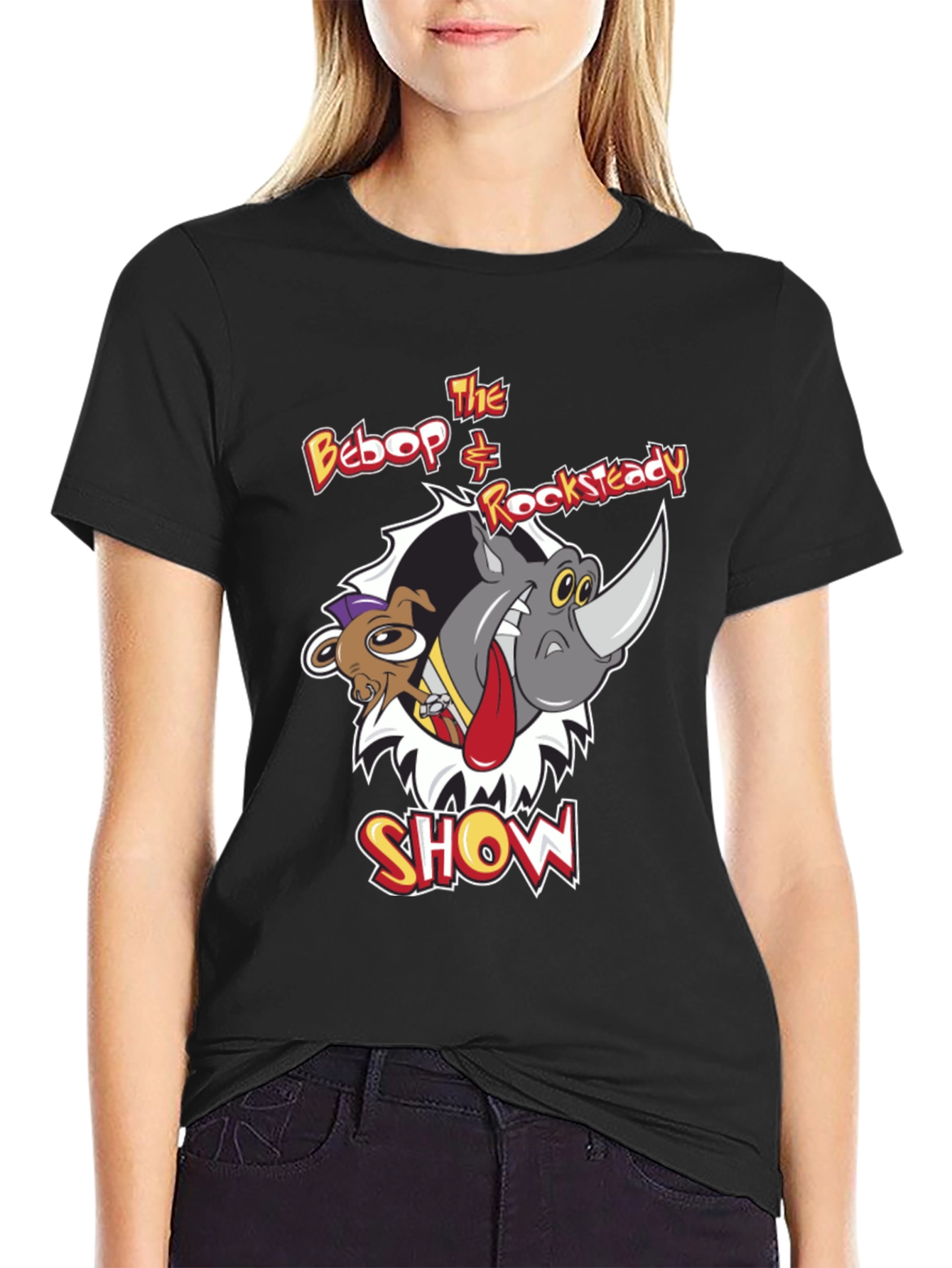 The Bebop & Rocksteady Show Black T-Shirt