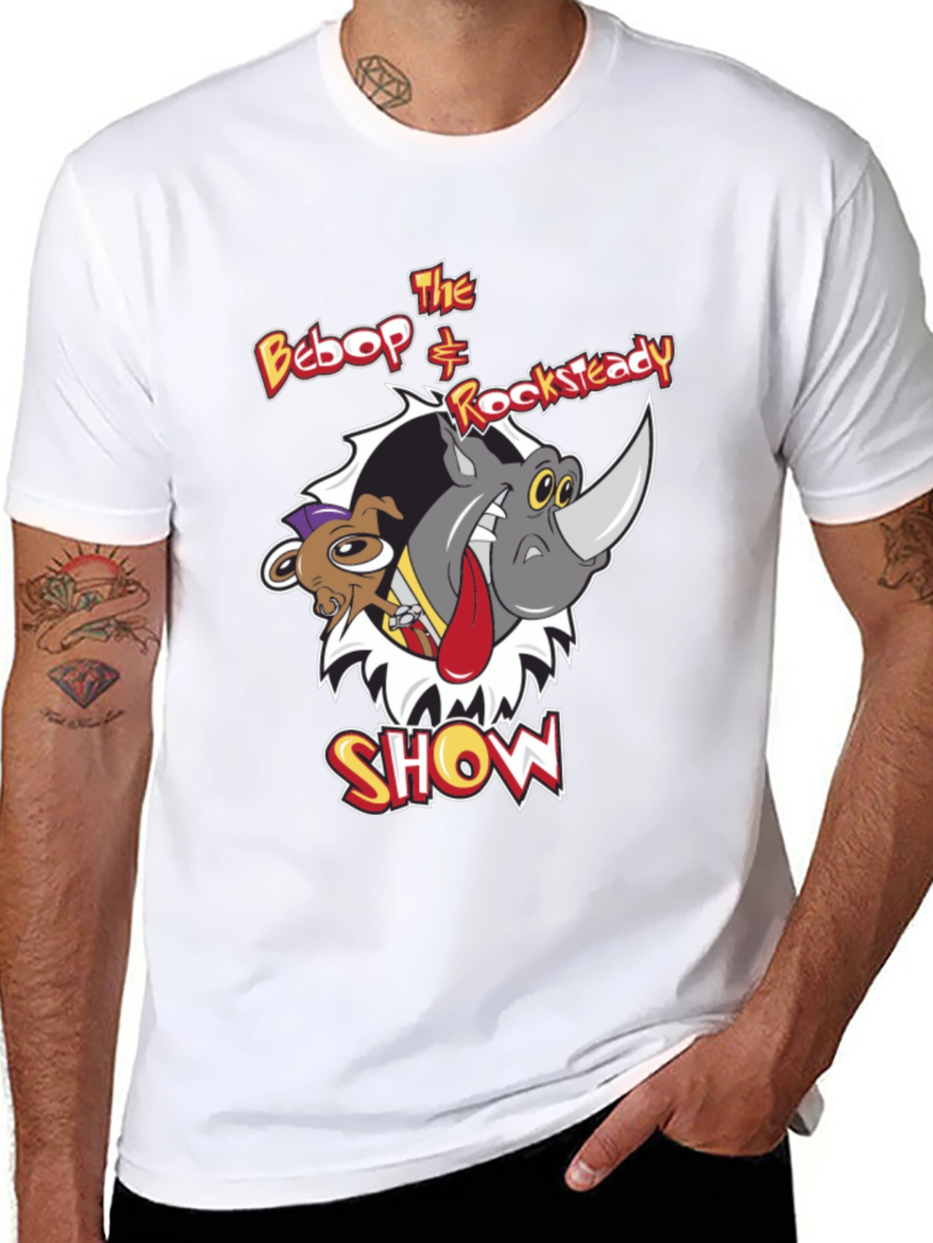 The Bebop & Rocksteady Show Black T-Shirt