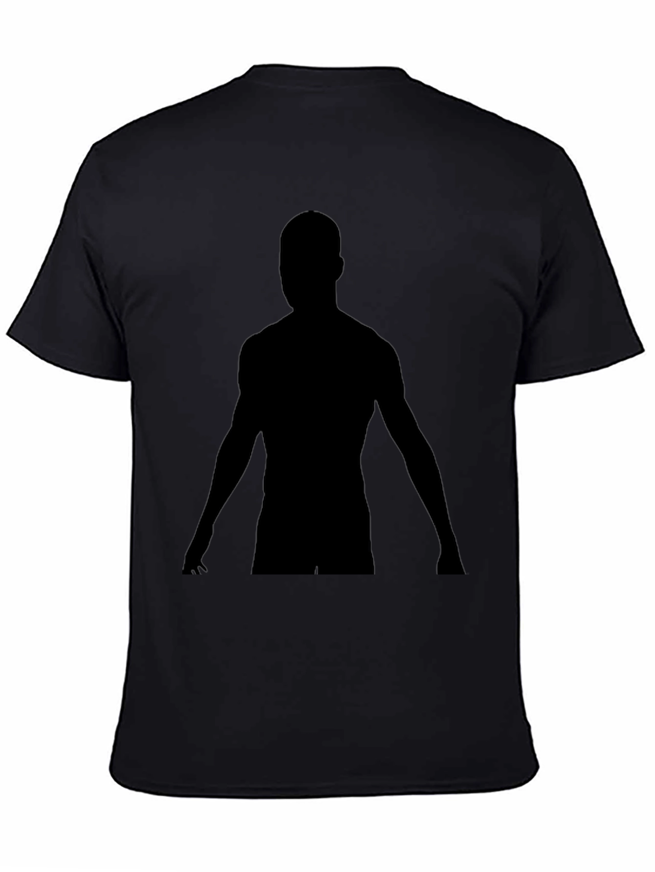 Black Silhouette Graphic T-Shirt