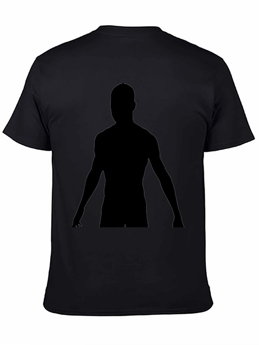 Black Silhouette Graphic T-Shirt
