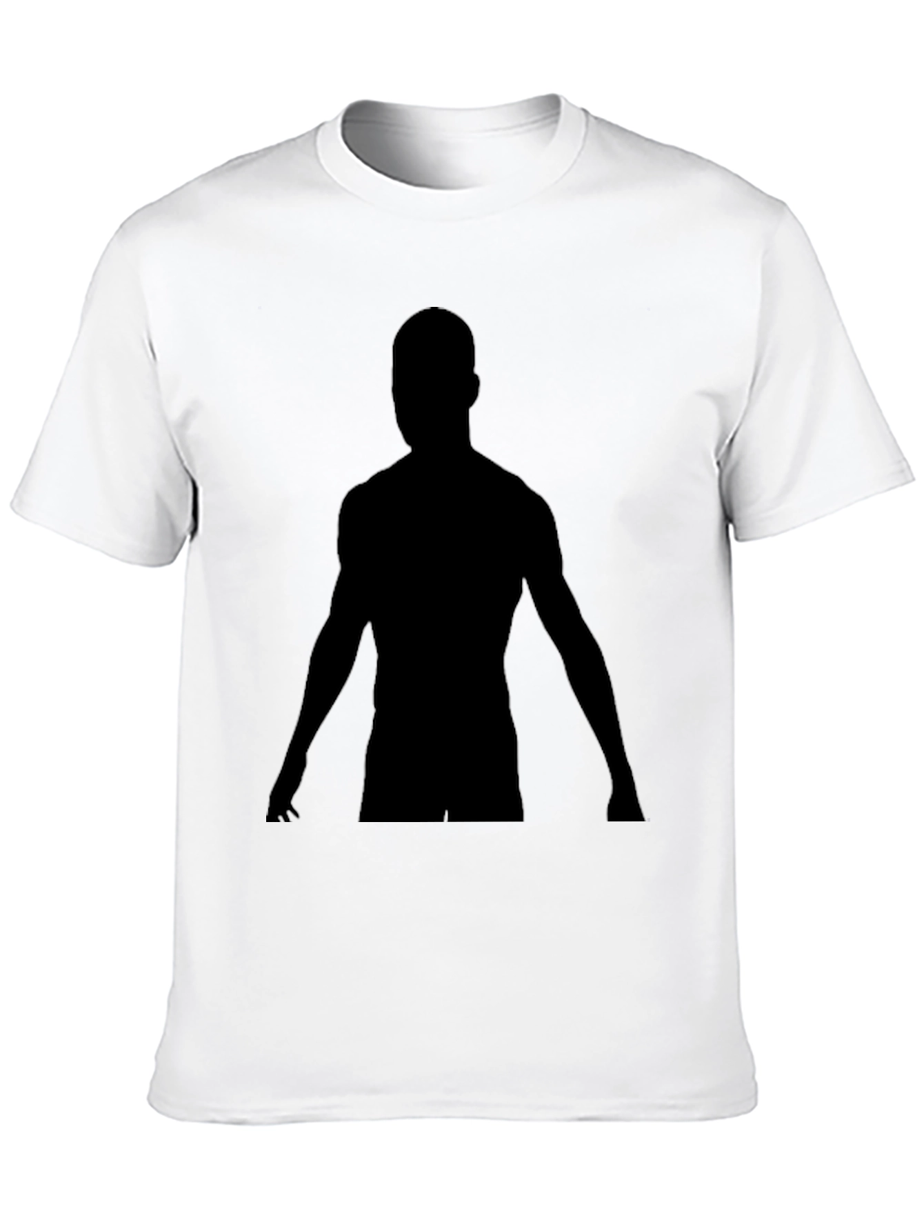 Black Silhouette Graphic T-Shirt