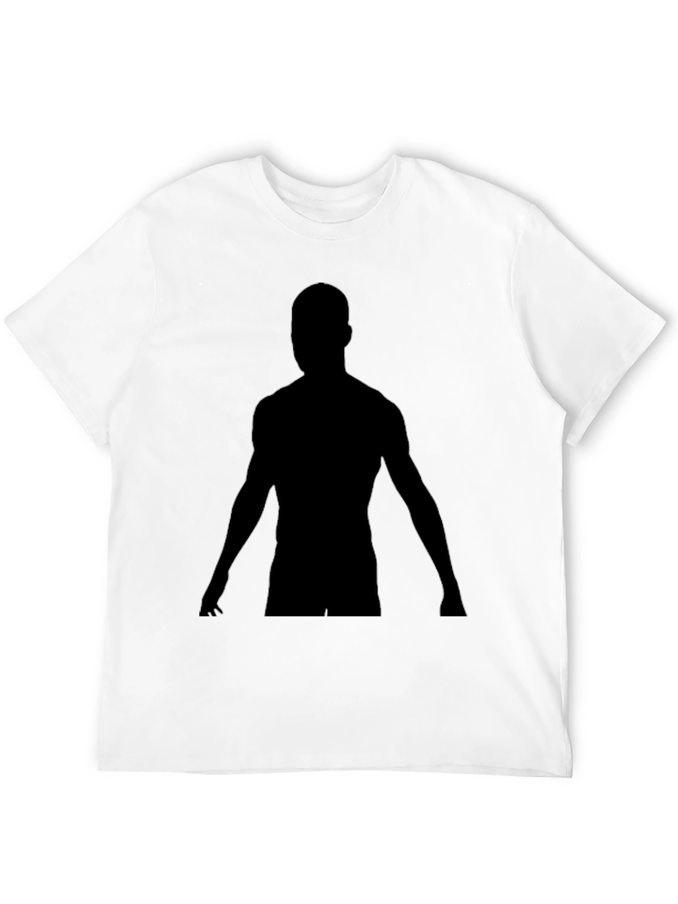 Black Silhouette Graphic T-Shirt