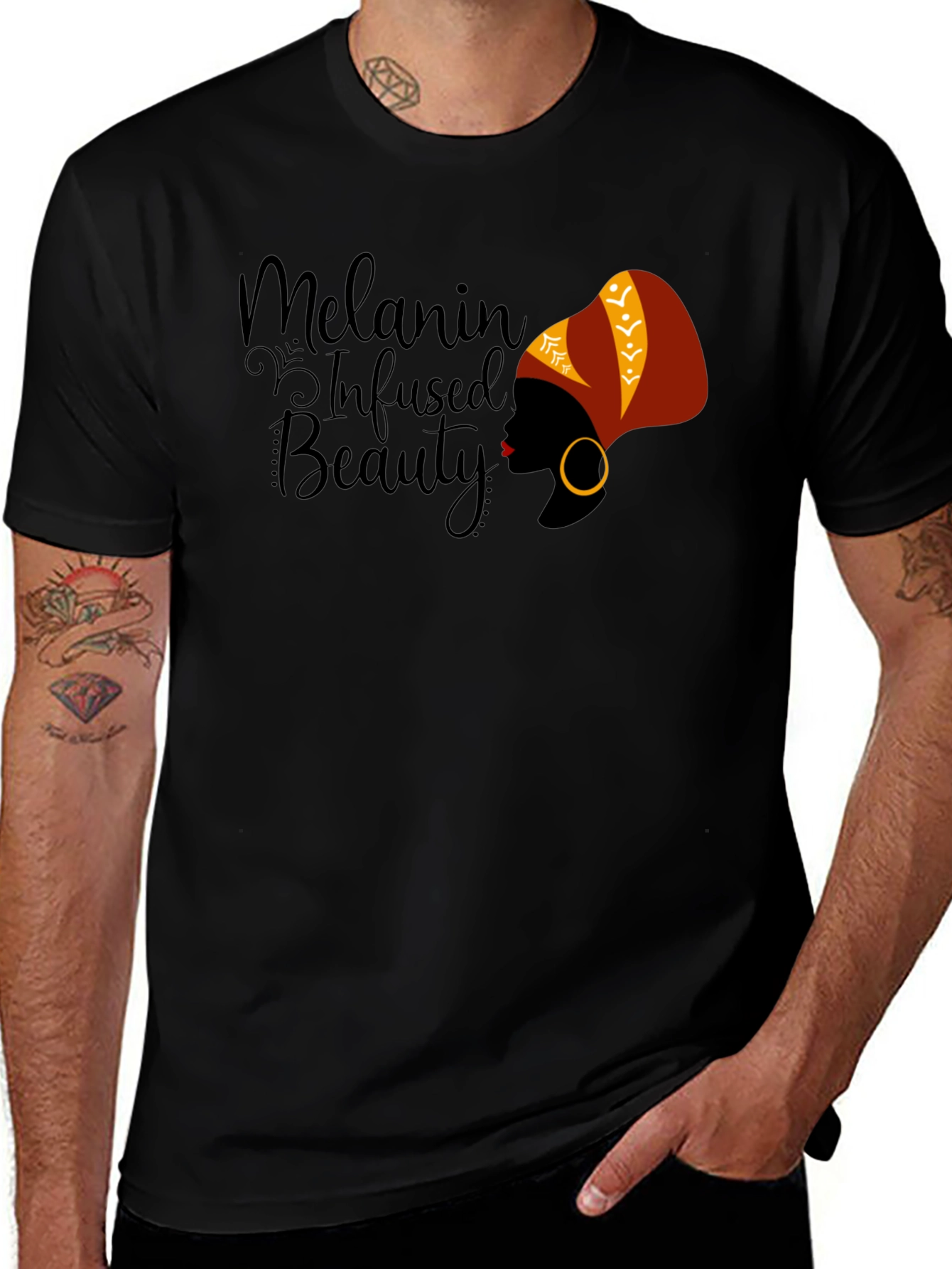 Melanin Infused Beauty Graphic Tee