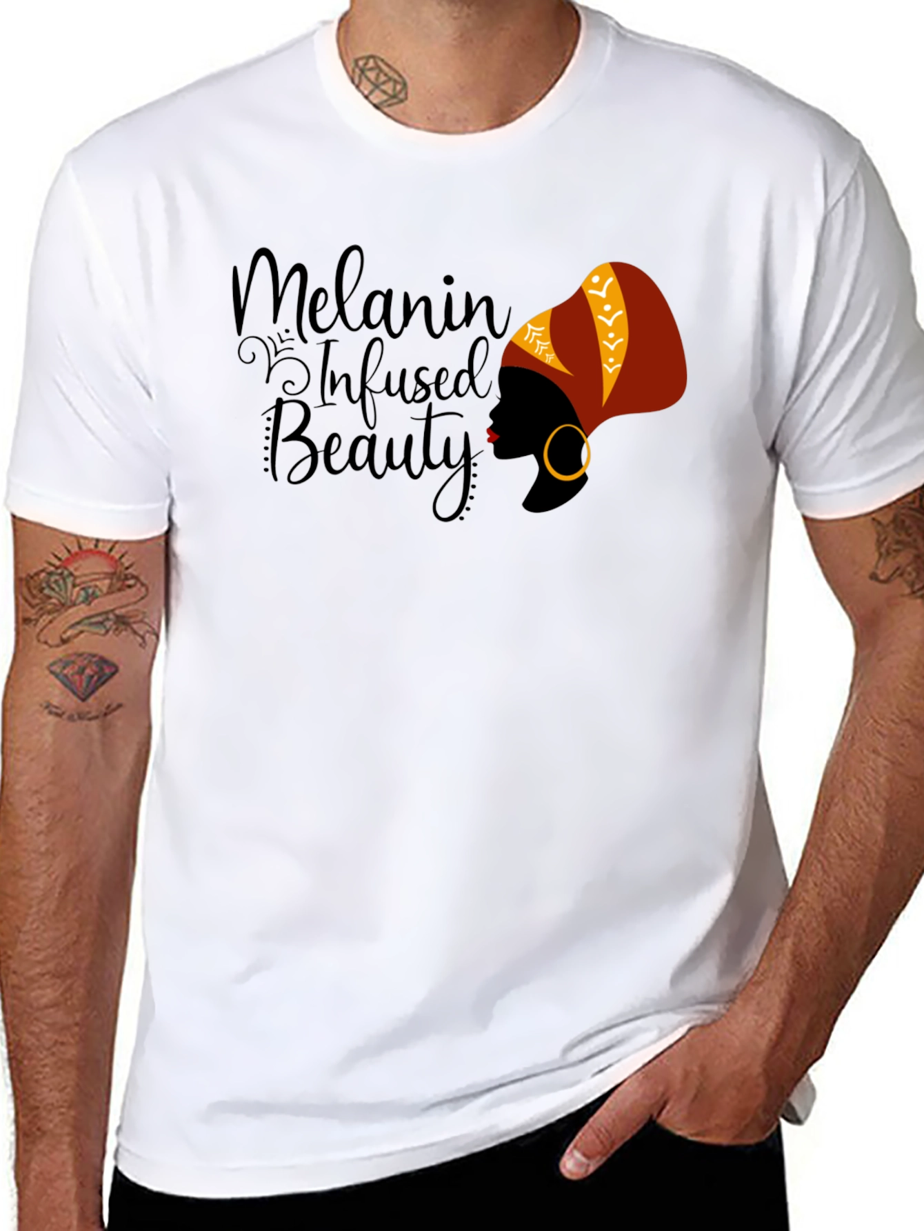 Melanin Infused Beauty Graphic Tee