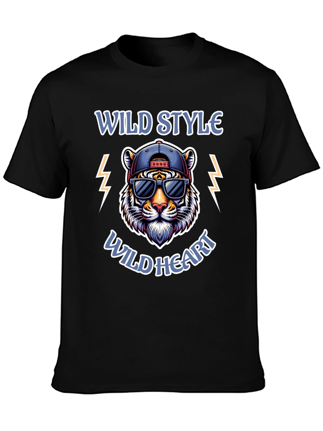 Wild Style Tiger Graphic T-Shirt