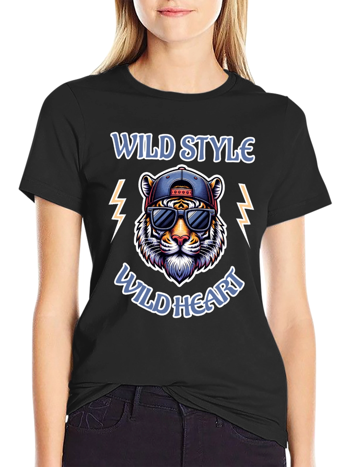 Wild Style Tiger Graphic T-Shirt