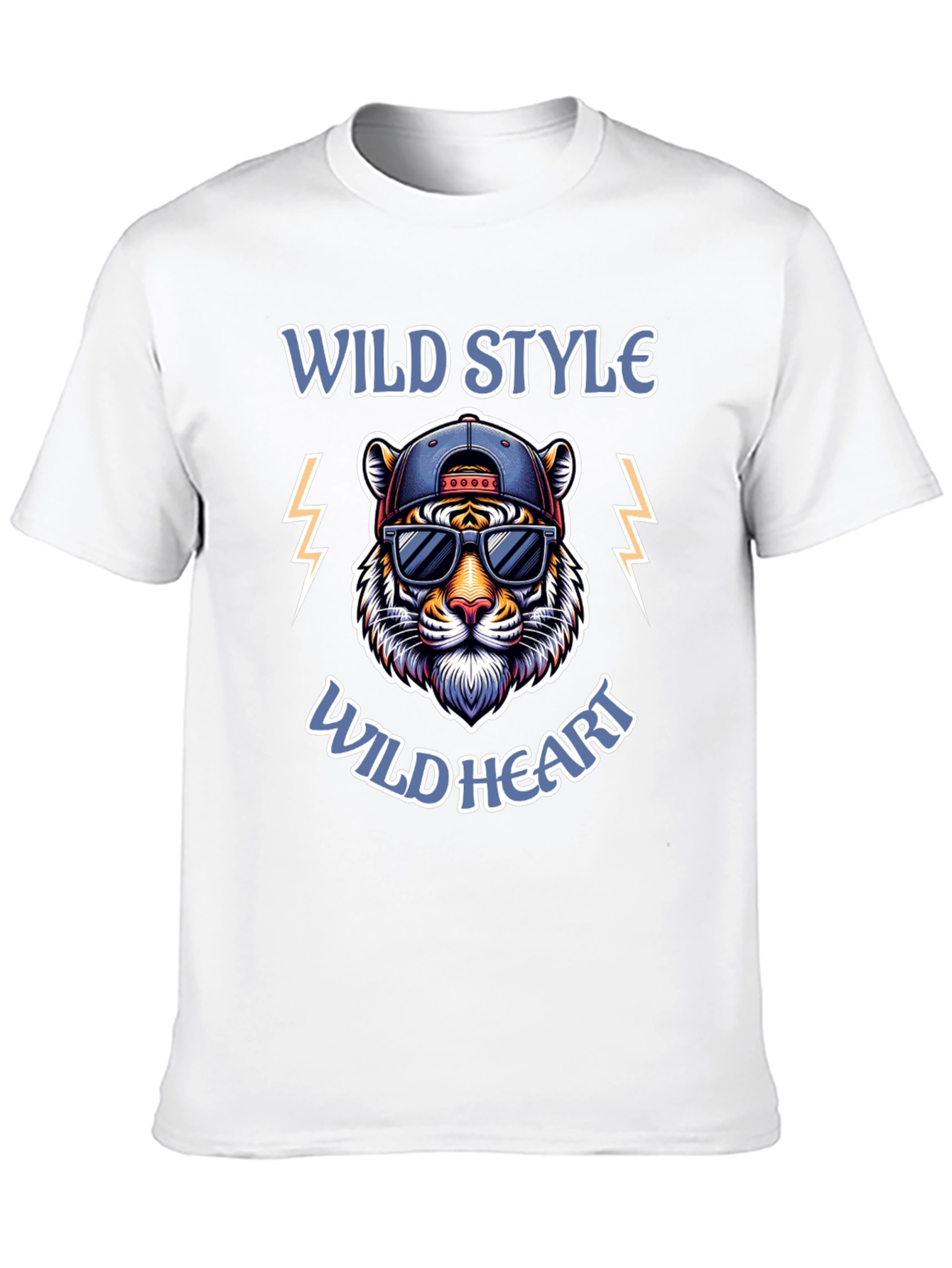 Wild Style Tiger Graphic T-Shirt