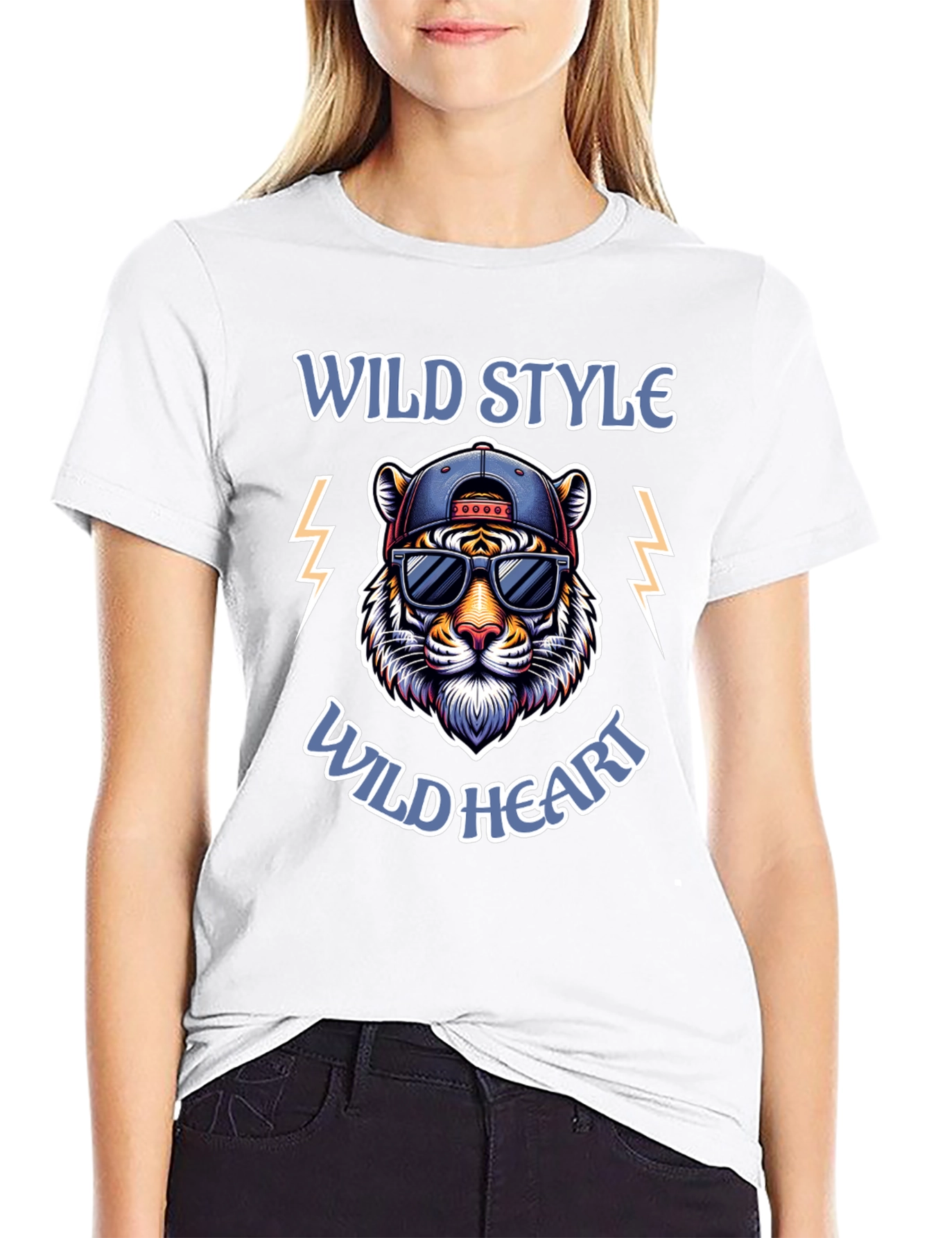 Wild Style Tiger Graphic T-Shirt
