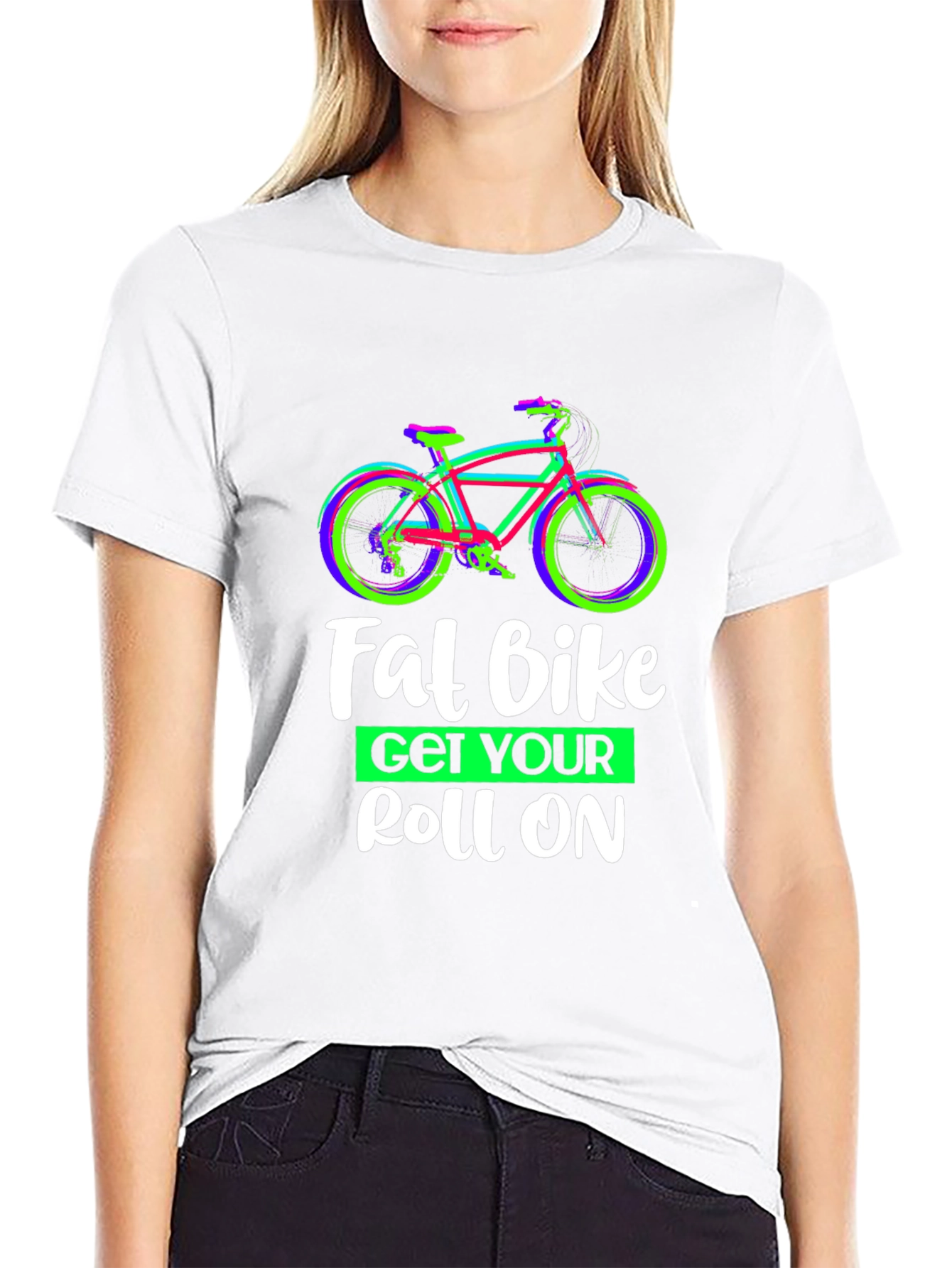 Fat Bike Get Your Roll On Graphic Tee