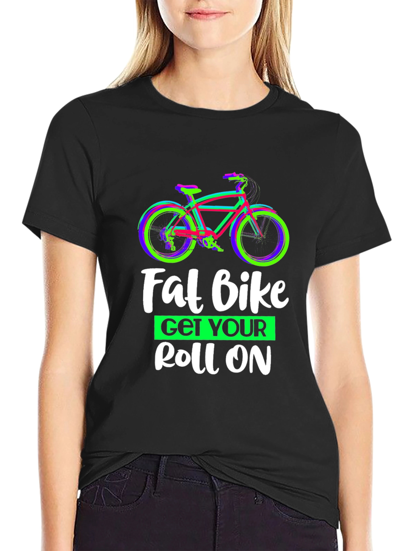 Fat Bike Get Your Roll On Graphic Tee