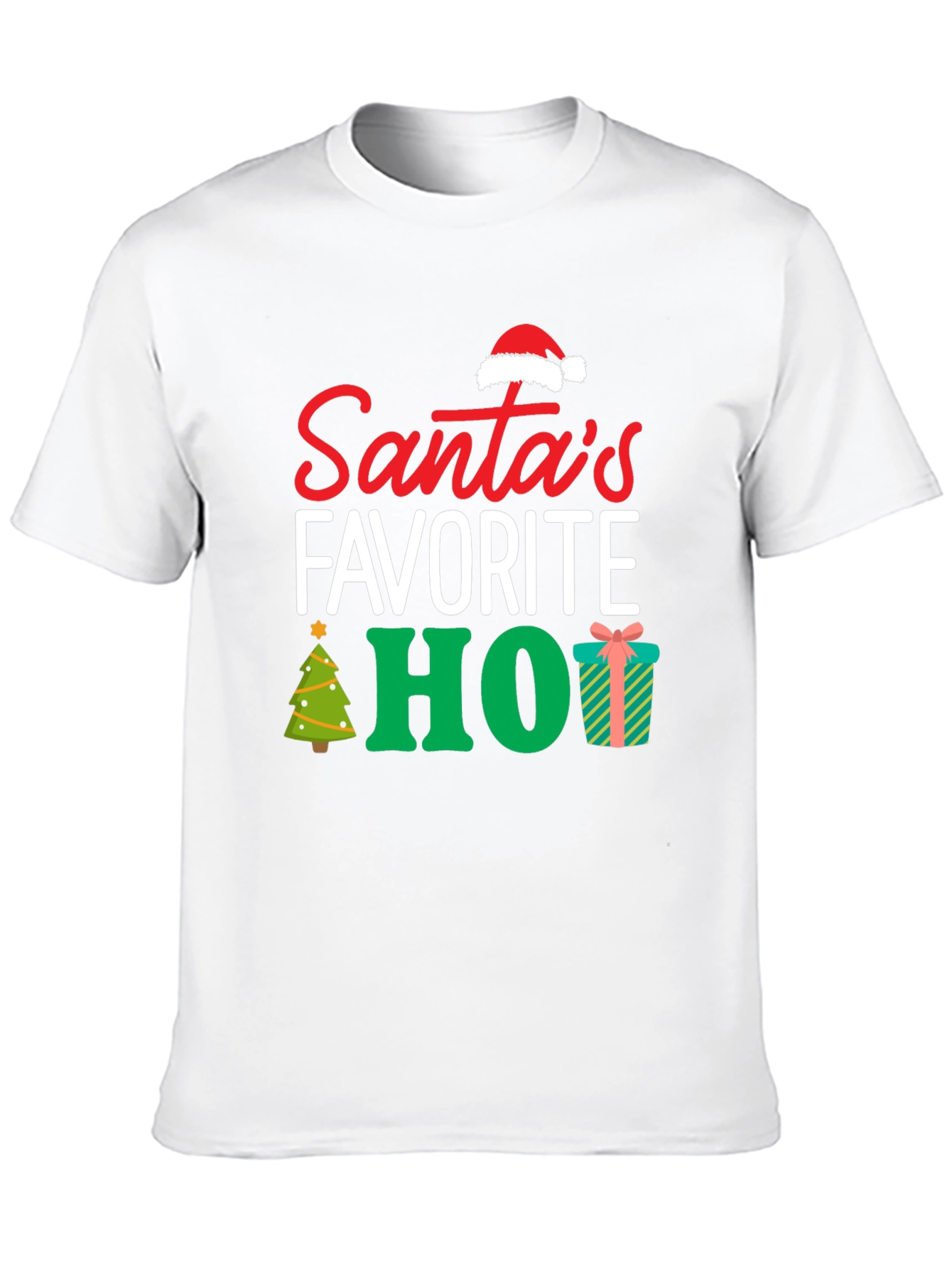 Santas Favorite HO! Christmas T-Shirt