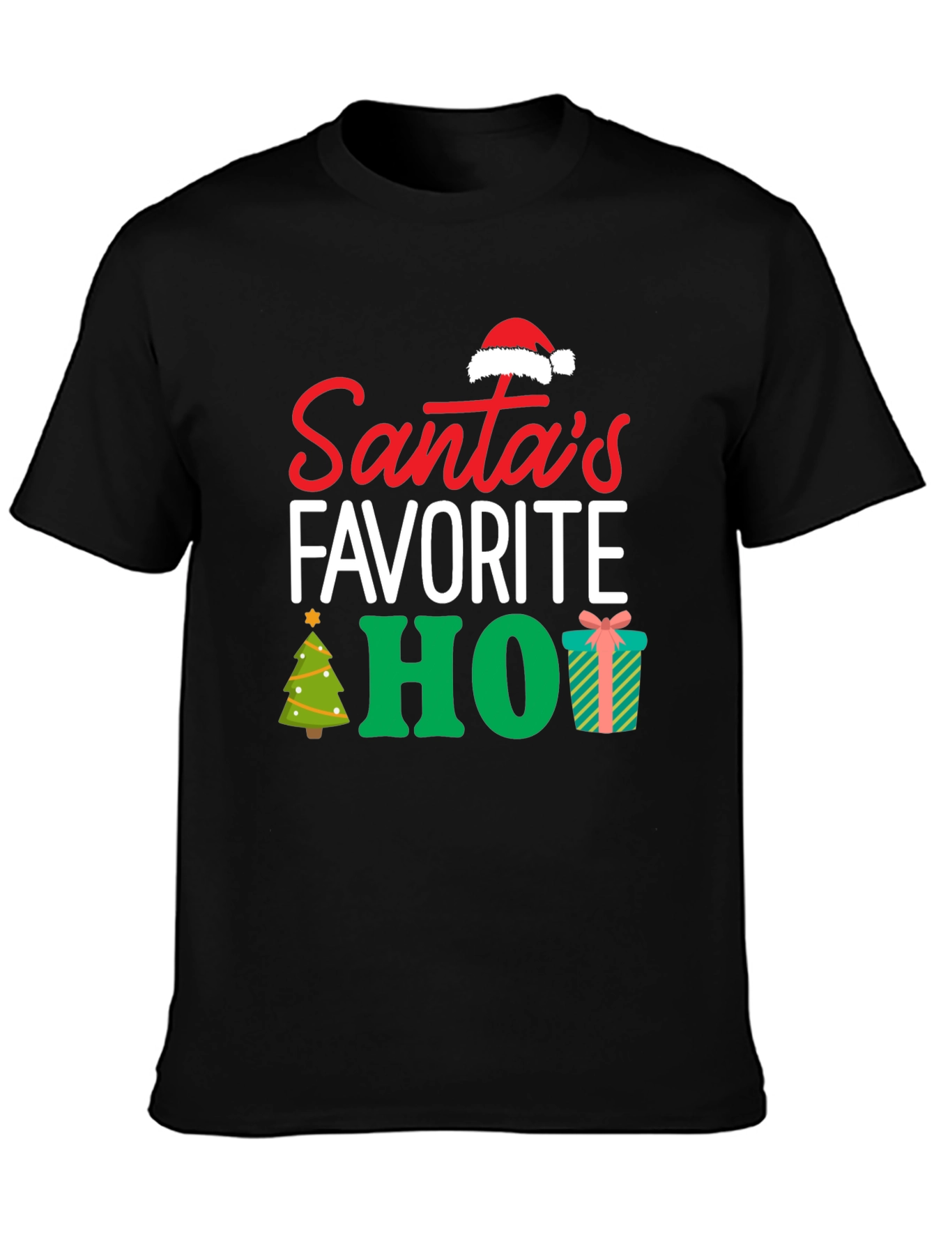 Santas Favorite HO! Christmas T-Shirt