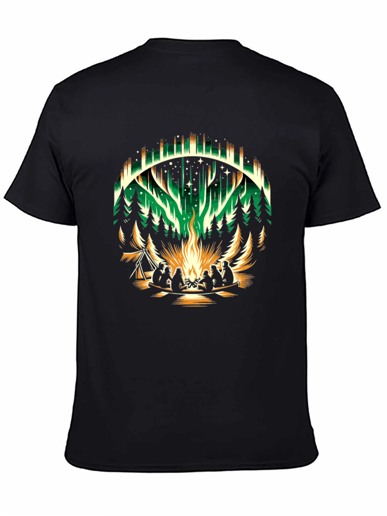 Aurora Campfire Graphic Tee