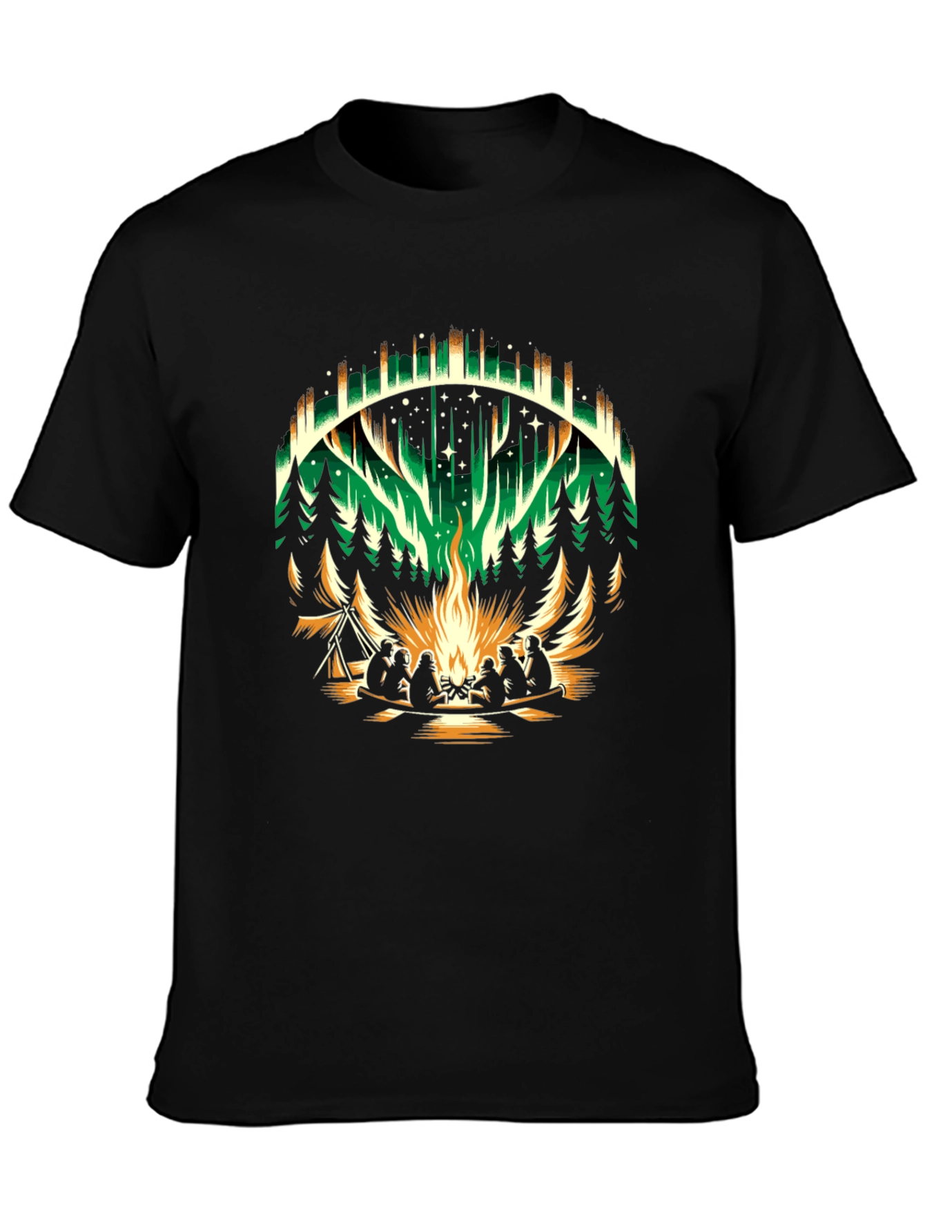 Aurora Campfire Graphic Tee