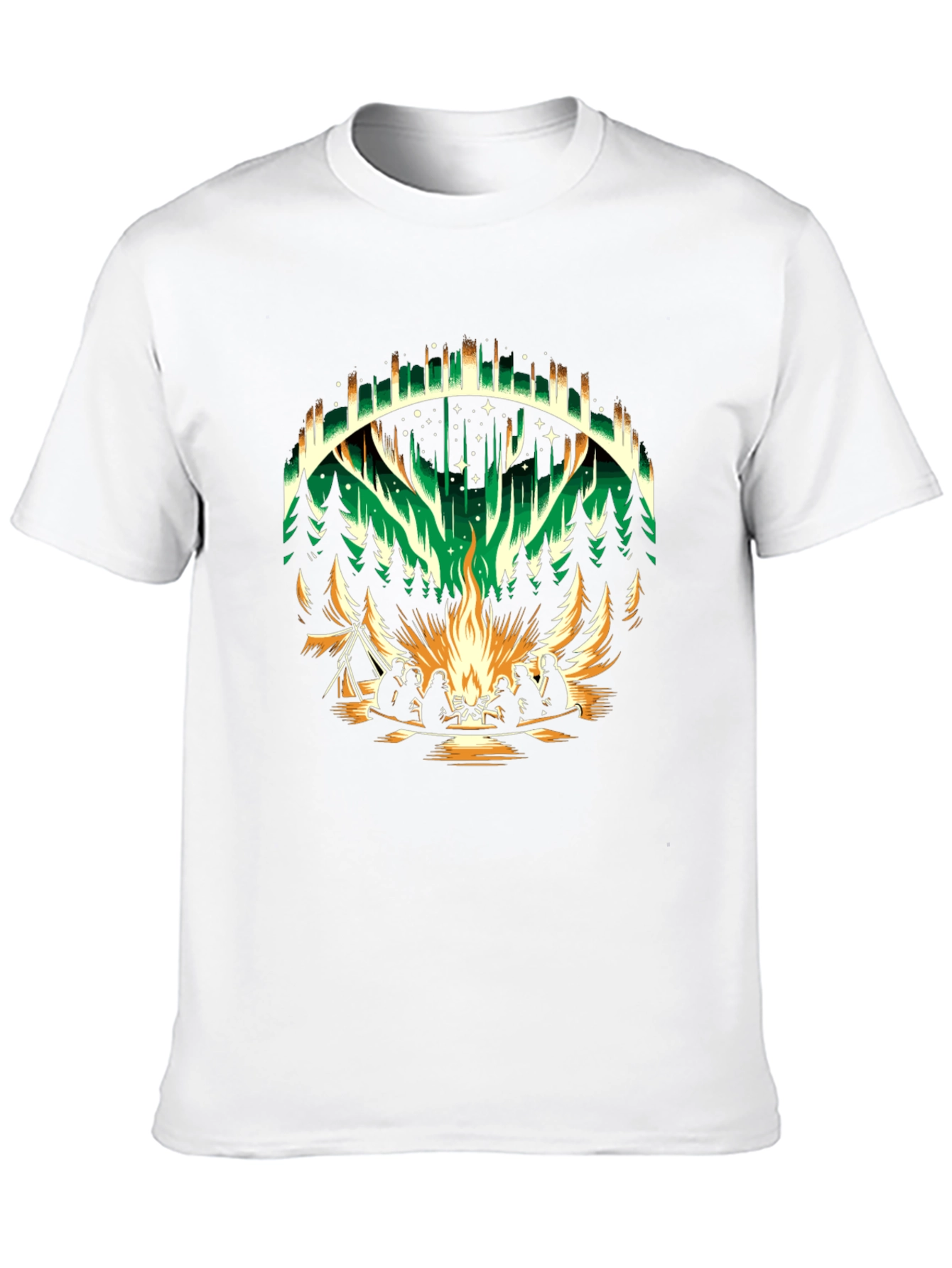Aurora Campfire Graphic Tee