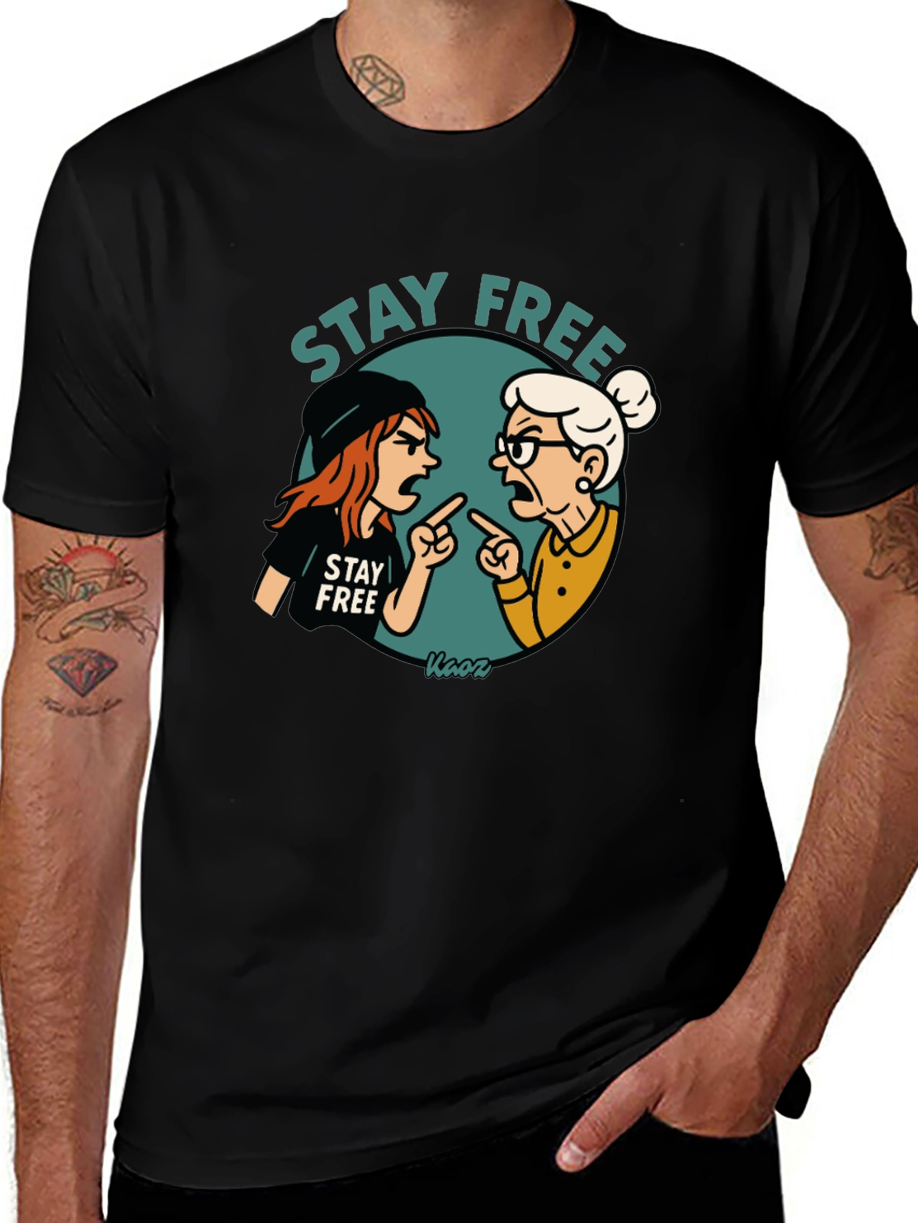 Stay Free Graphic T-Shirt