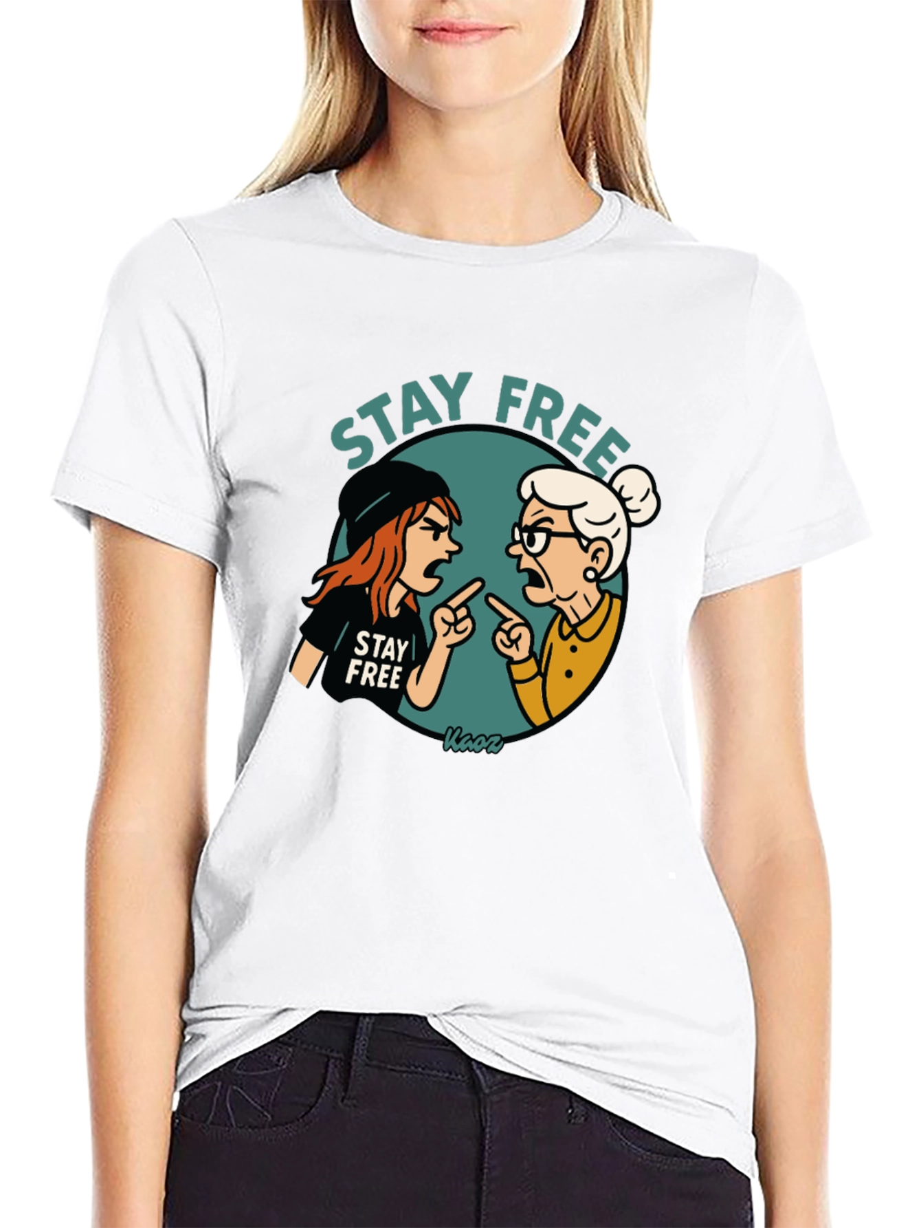 Stay Free Graphic T-Shirt