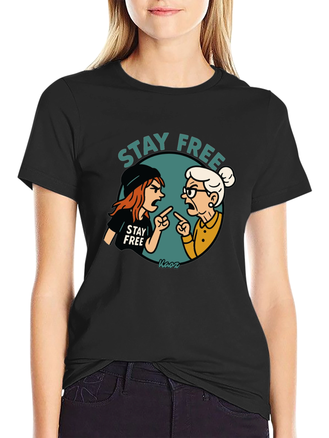 Stay Free Graphic T-Shirt