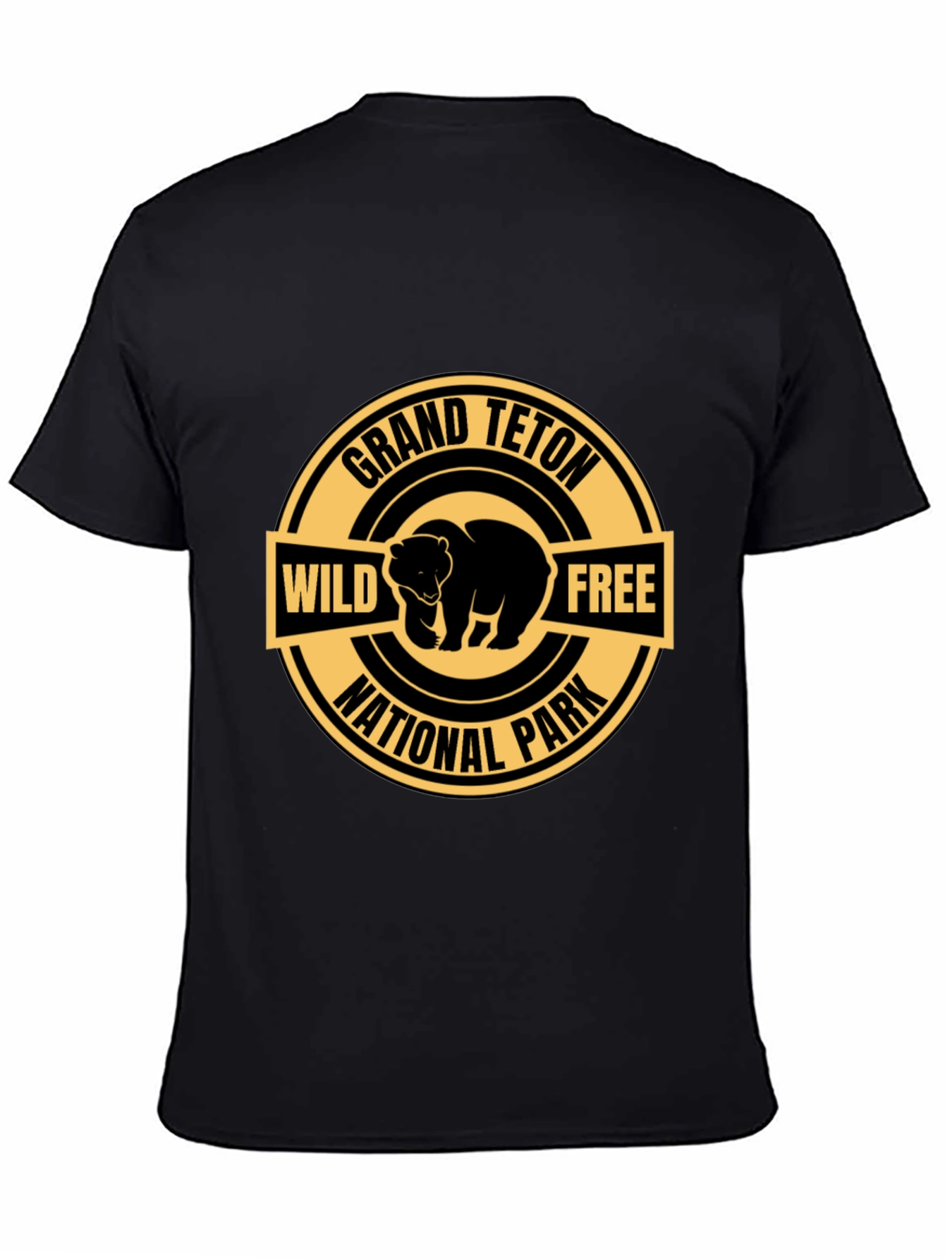 Grand Teton National Park Bear Graphic T-Shirt