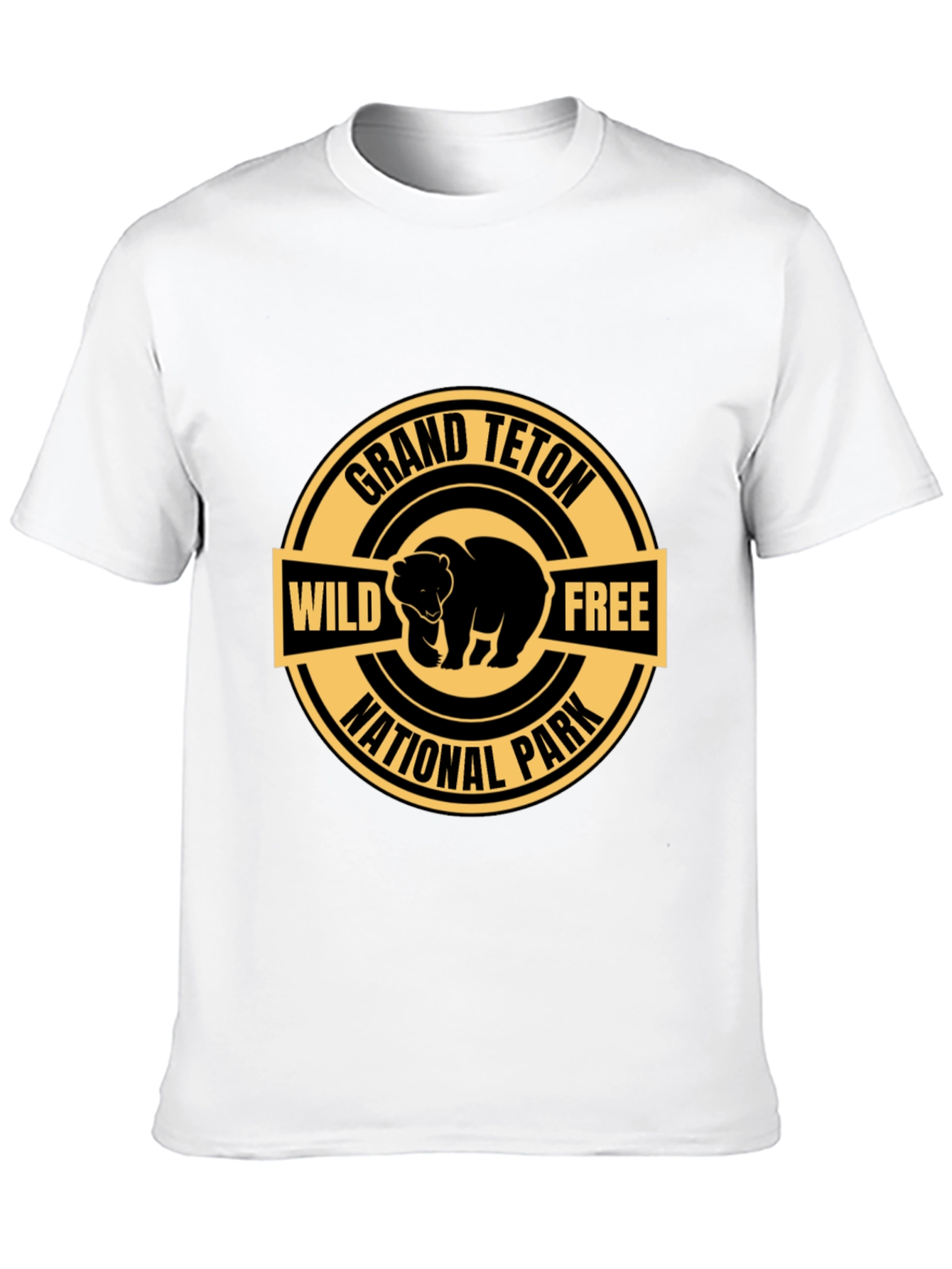 Grand Teton National Park Bear Graphic T-Shirt