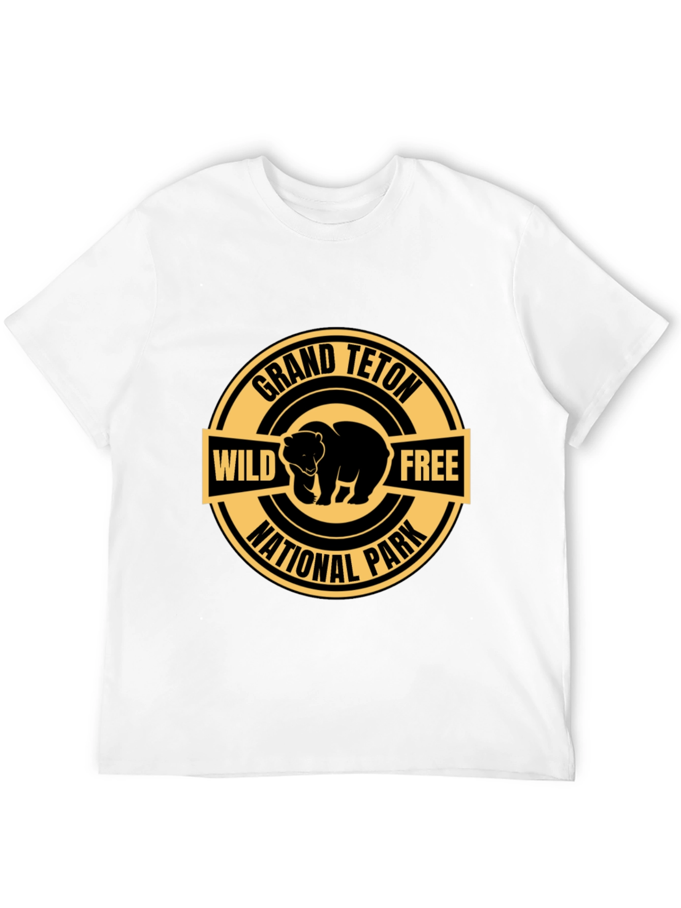 Grand Teton National Park Bear Graphic T-Shirt