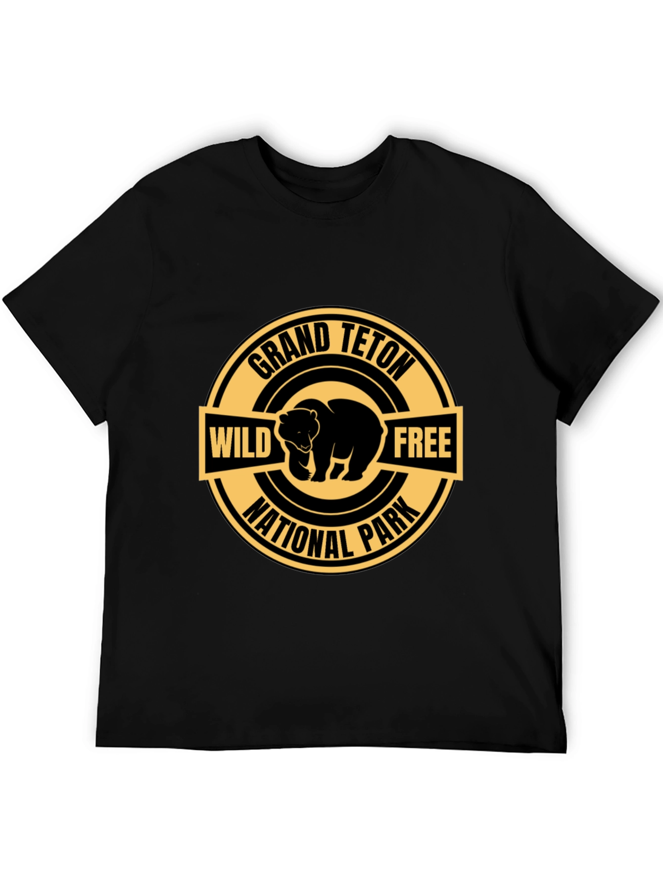 Grand Teton National Park Bear Graphic T-Shirt