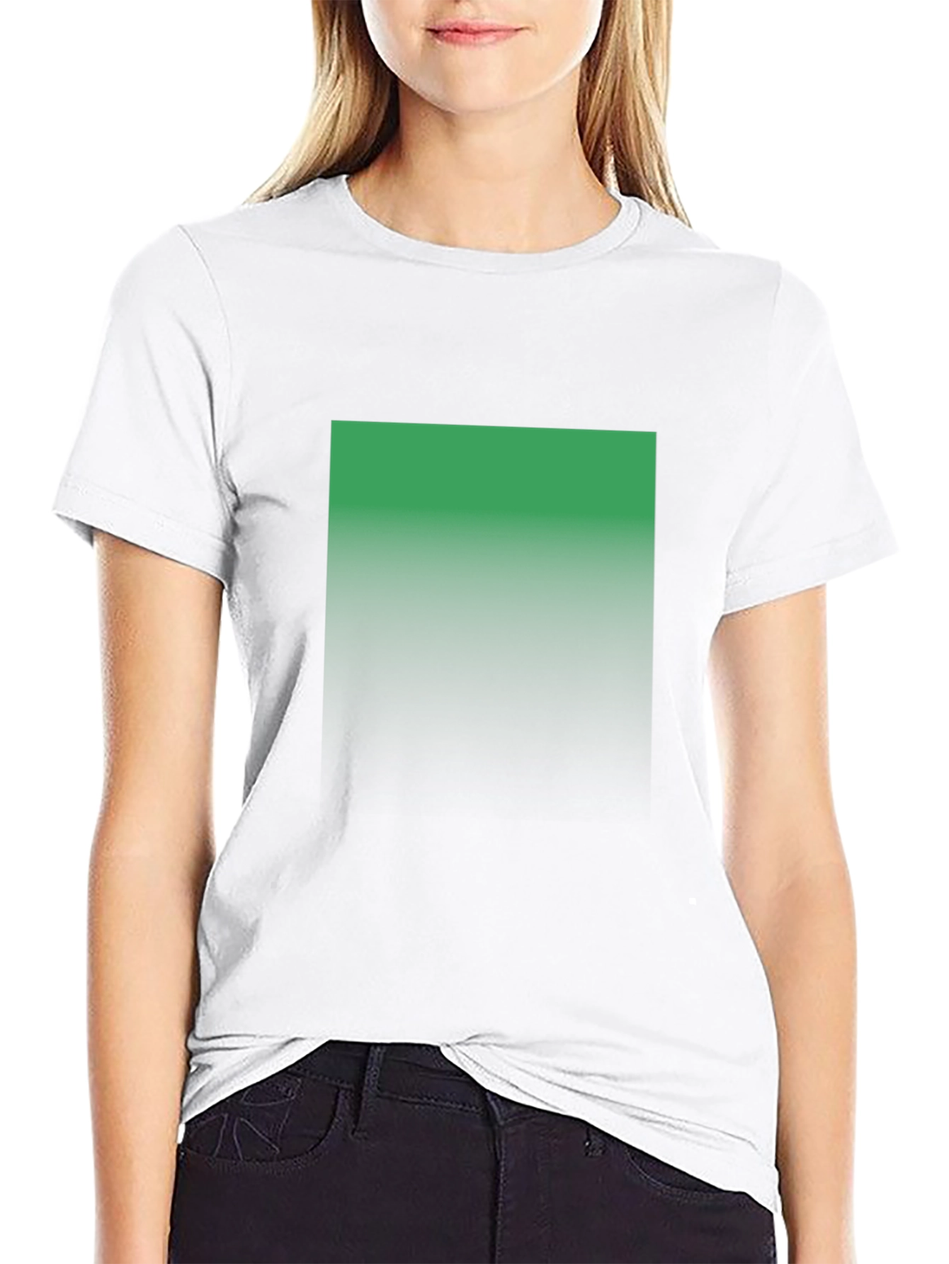 Emerald Fade Mens Black T-Shirt - Modern Style