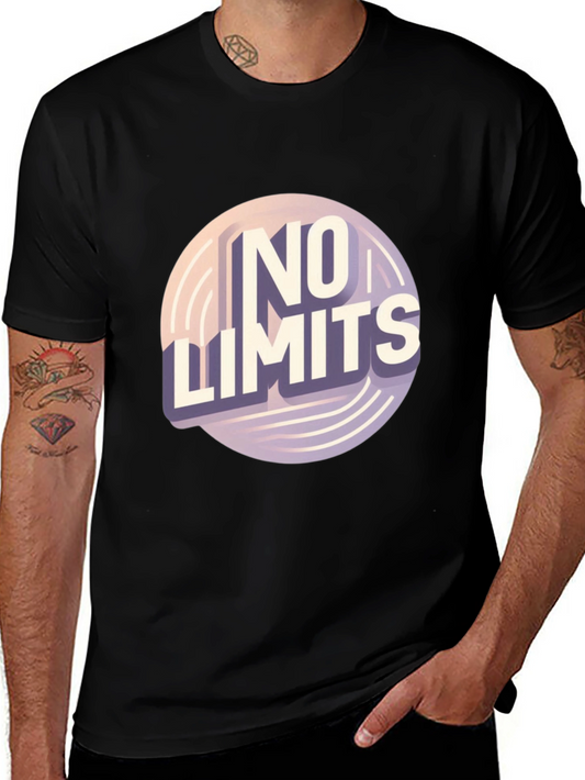 No Limits Graphic Tee - Stylish Cotton Blend