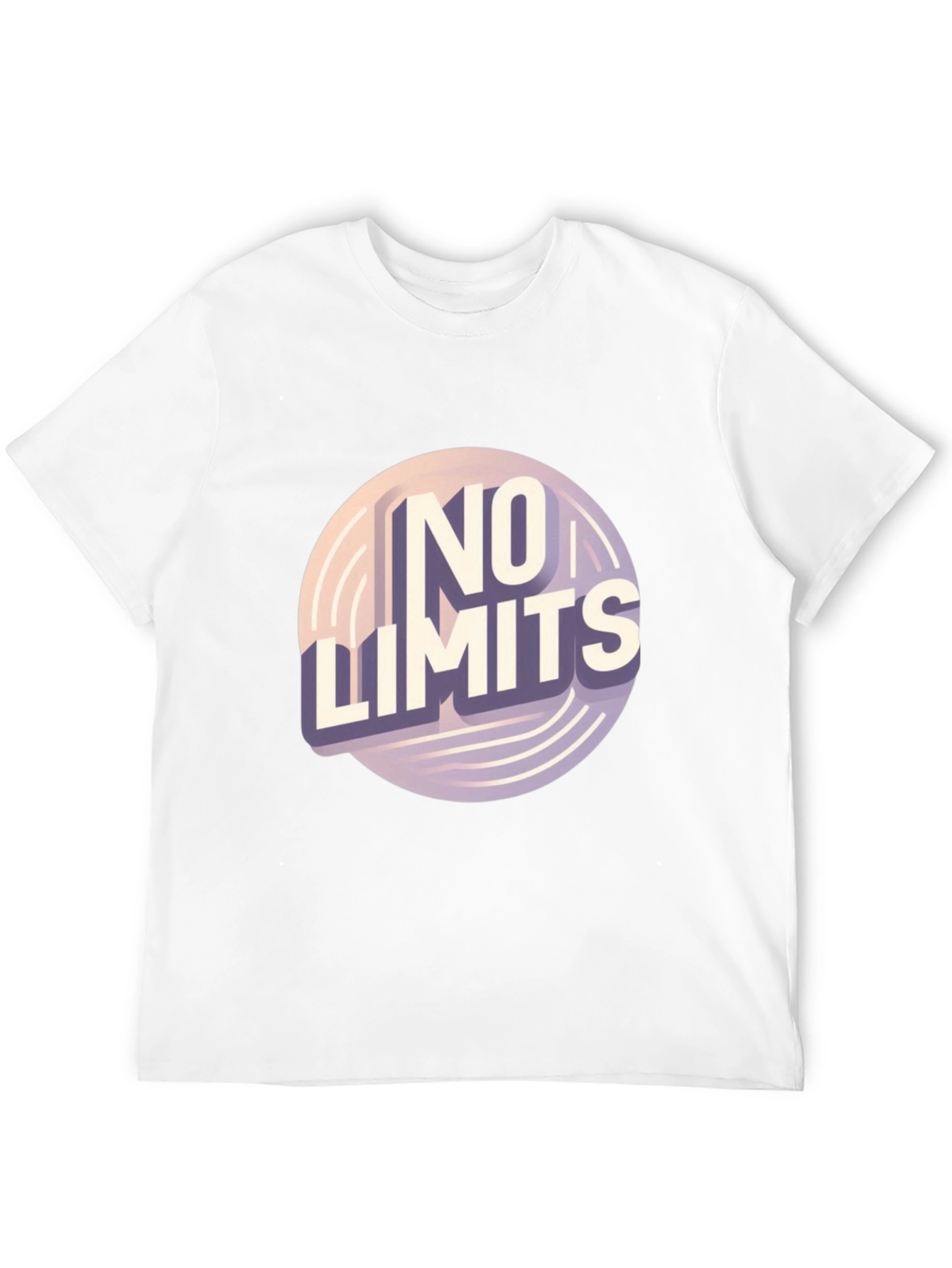 No Limits Graphic Tee - Stylish Cotton Blend