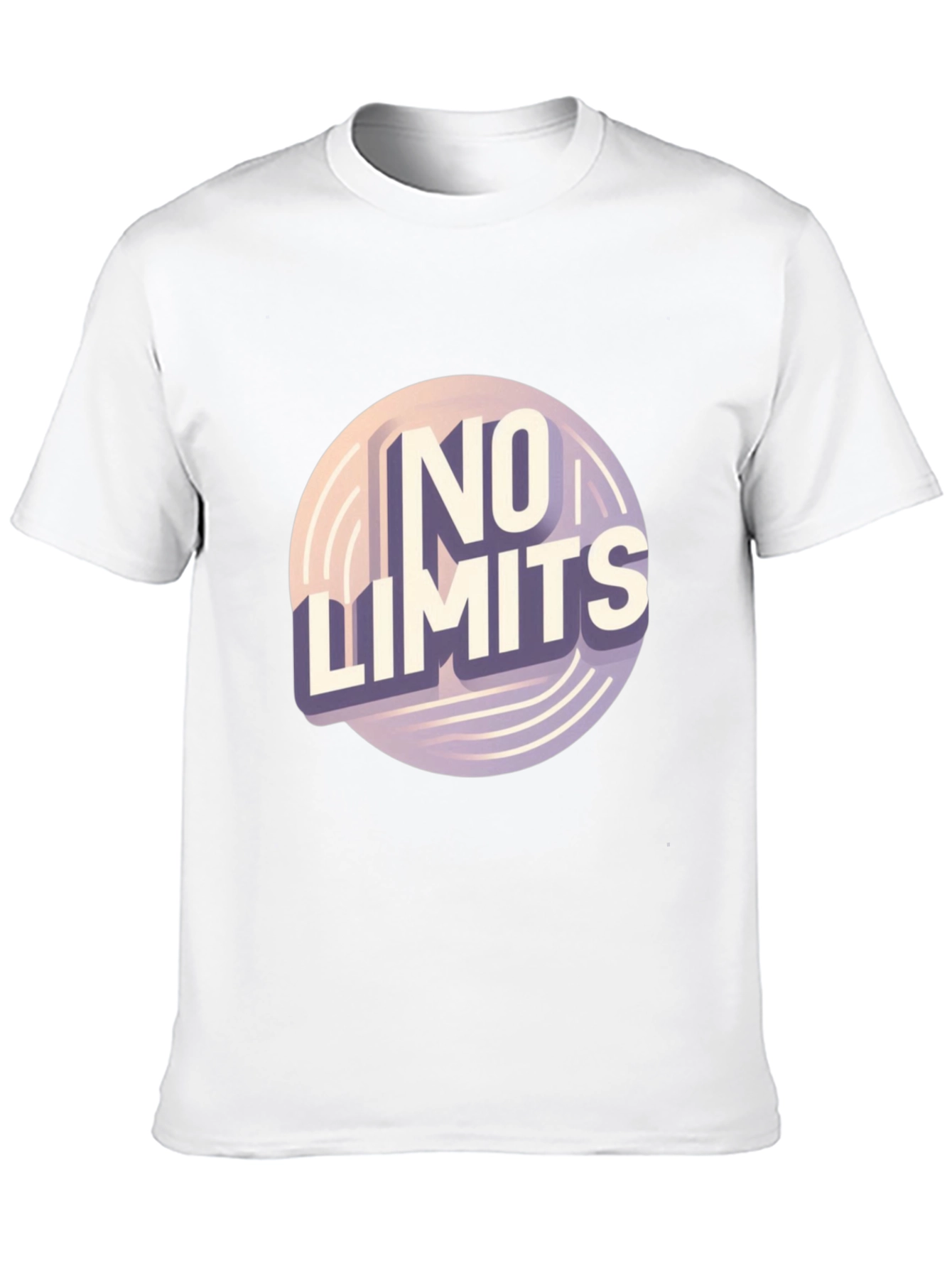 No Limits Graphic Tee - Stylish Cotton Blend