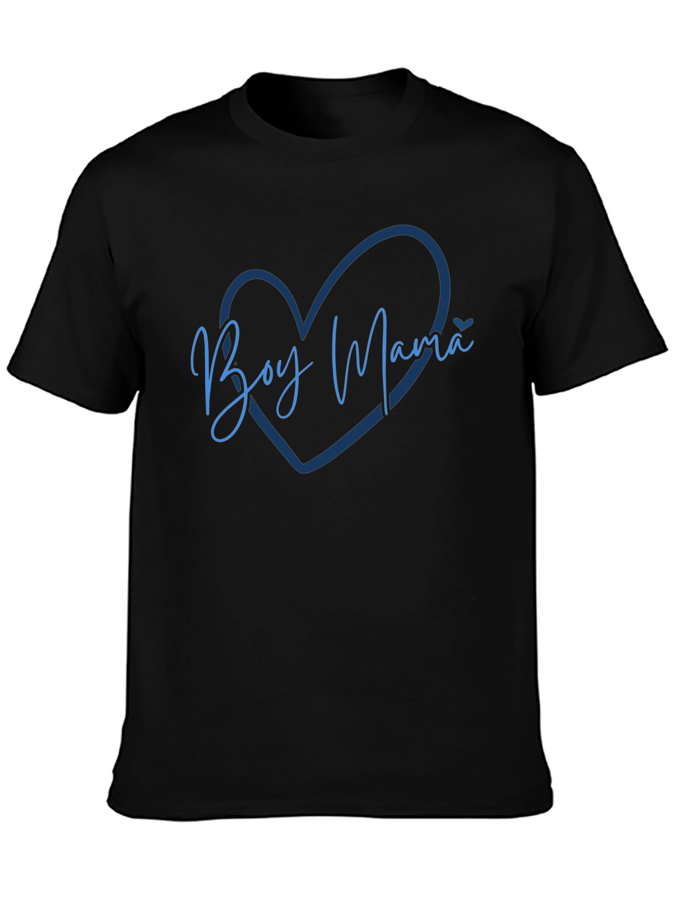 Boy Mama Heart Graphic Tee - Stylish Comfort