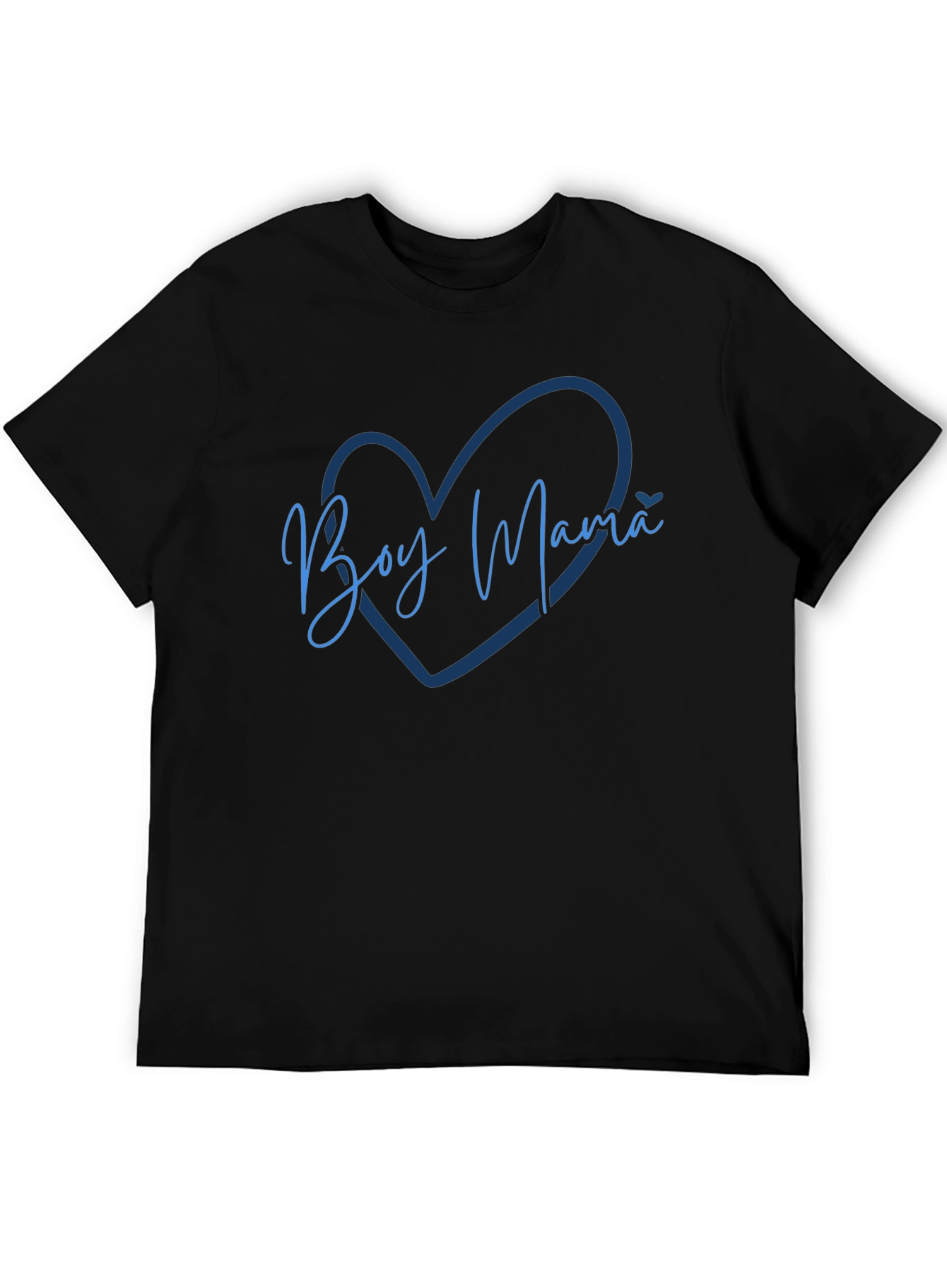 Boy Mama Heart Graphic Tee - Stylish Comfort