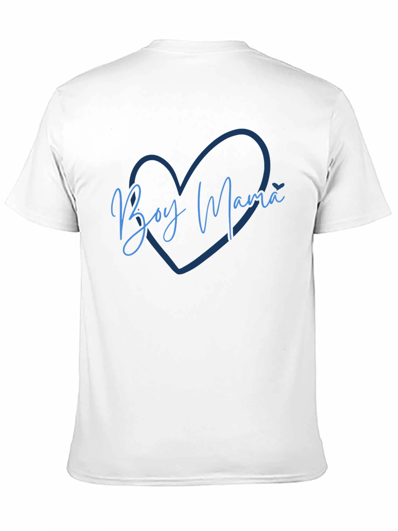Boy Mama Heart Graphic Tee - Stylish Comfort