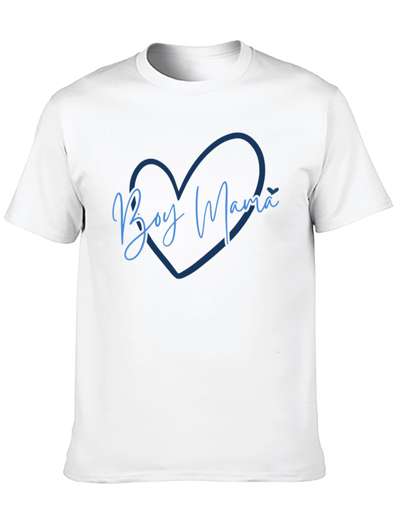 Boy Mama Heart Graphic Tee - Stylish Comfort