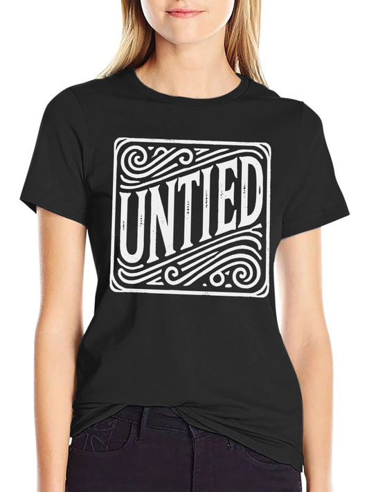 Untied Graphic Tee - Mens Black T-Shirt