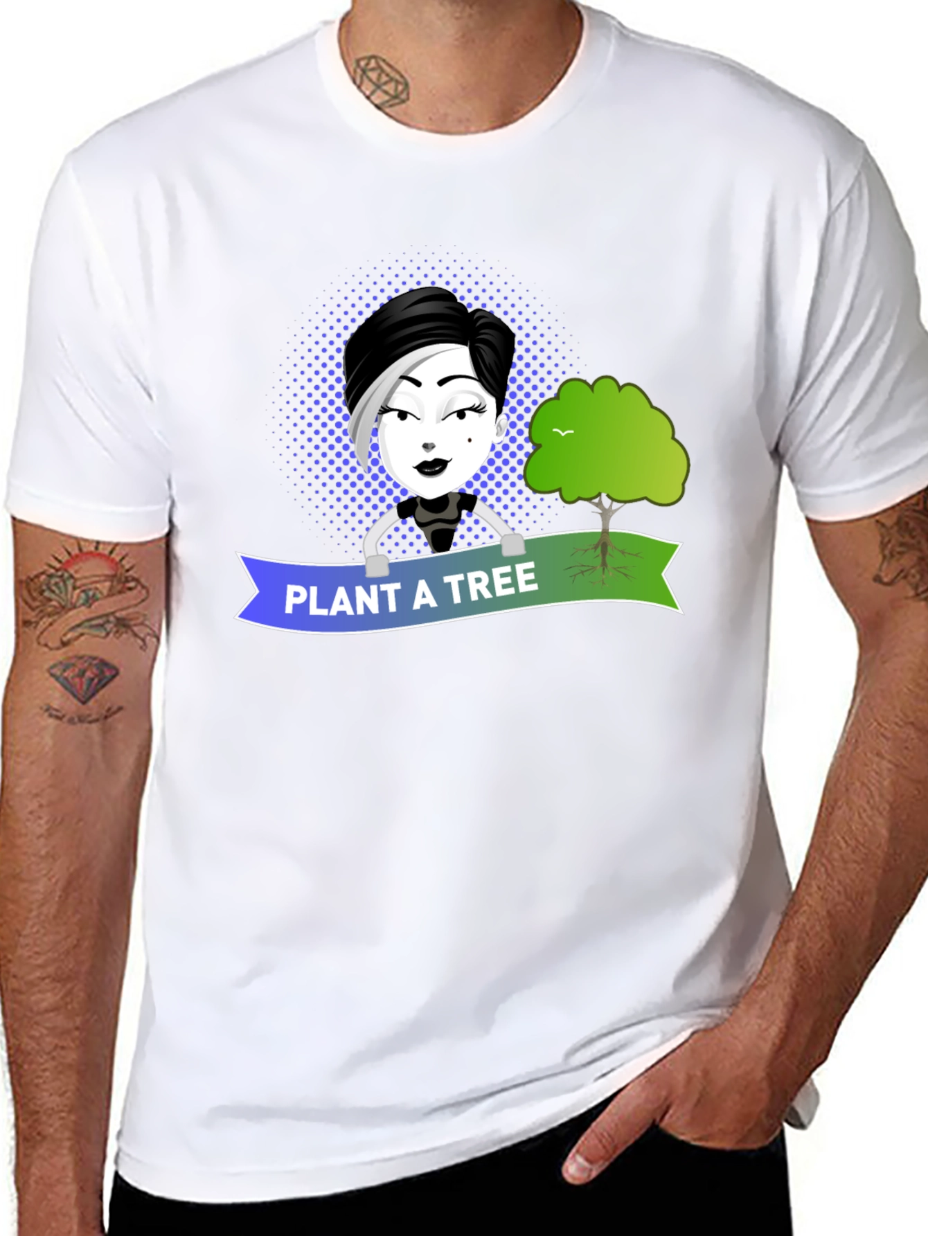 Plant a Tree Graphic Tee - Eco-Friendly Fashion