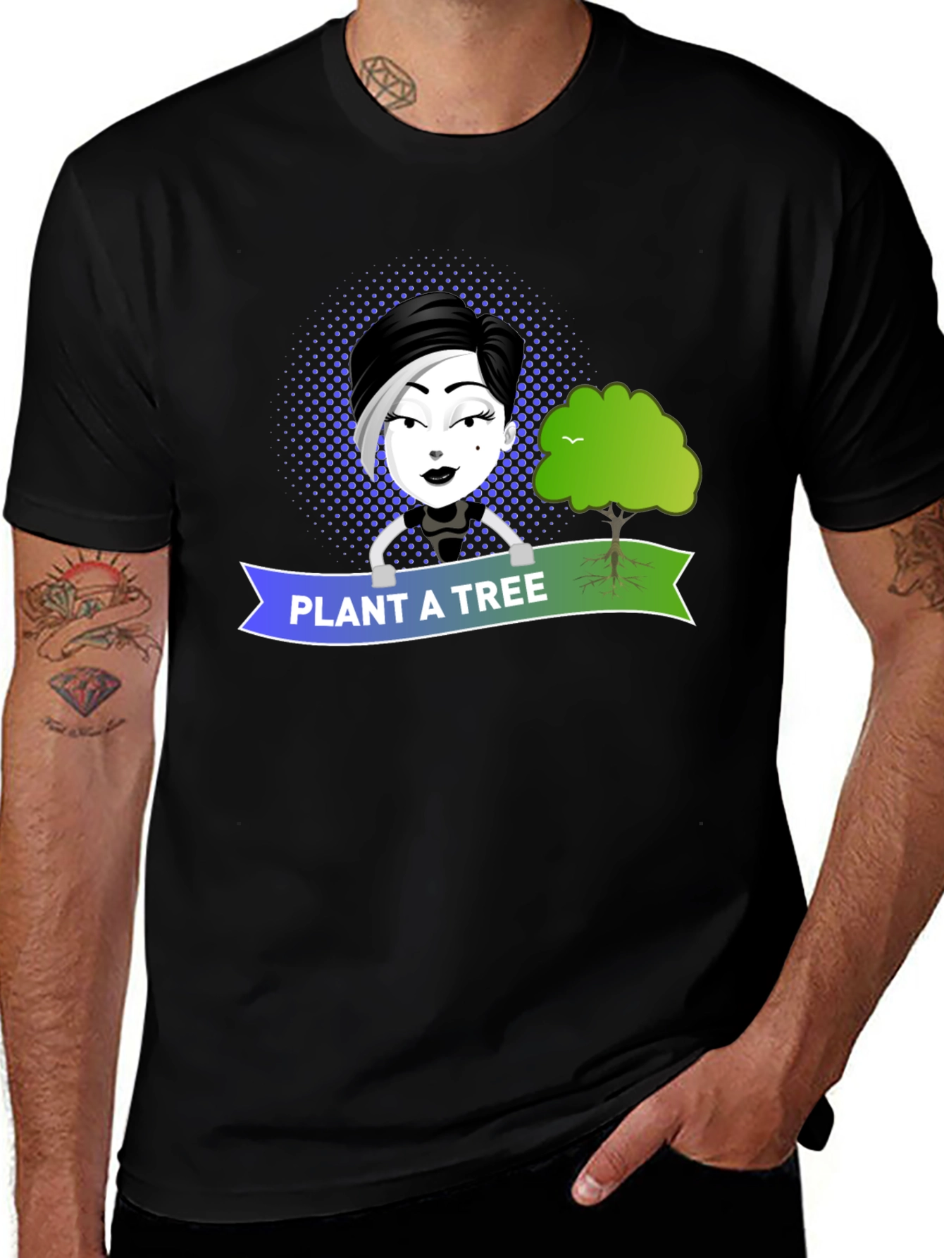 Plant a Tree Graphic Tee - Eco-Friendly Fashion