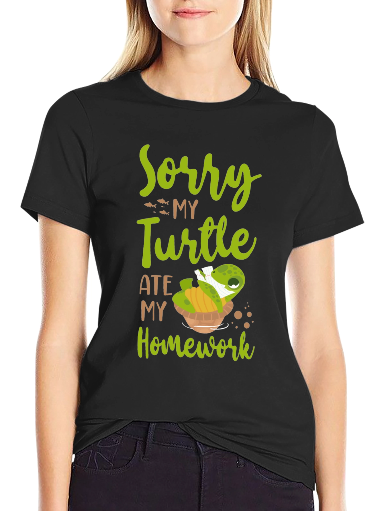 Sorry My Turtle Ate My Homework T-Shirt