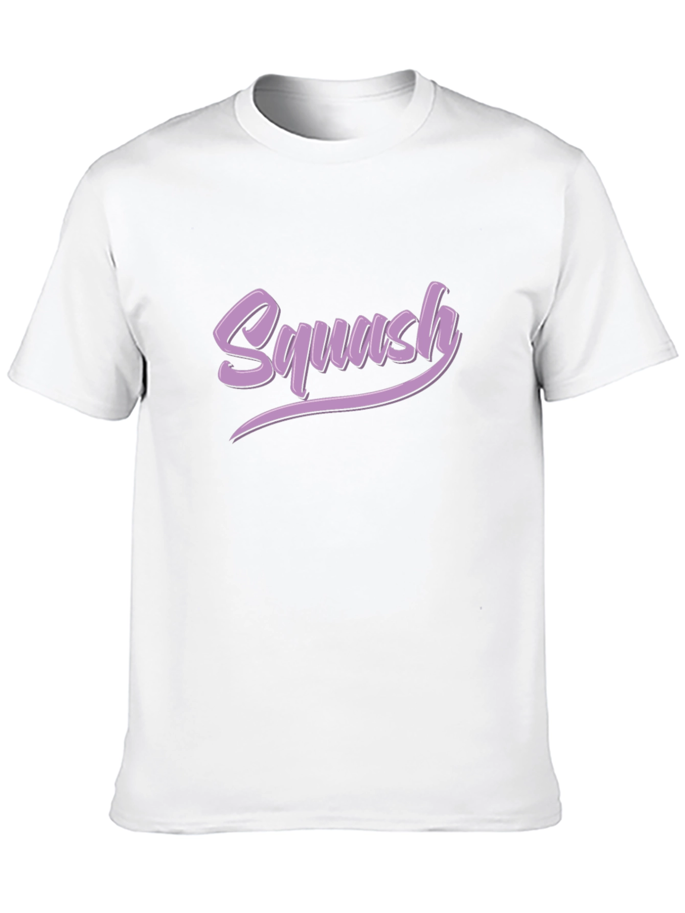 Squash Text Black T-Shirt