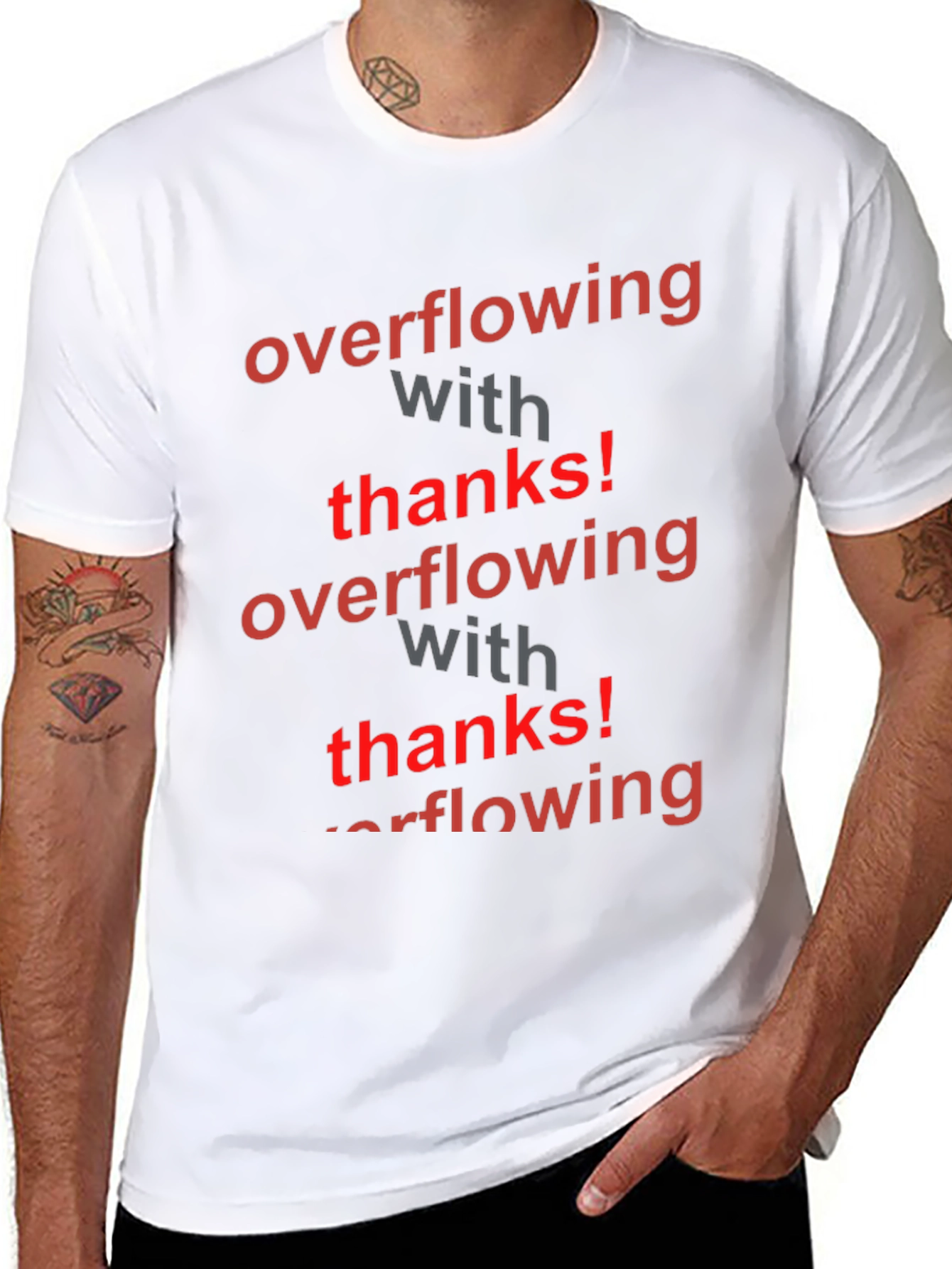 Overflowing with Thanks Graphic Tee