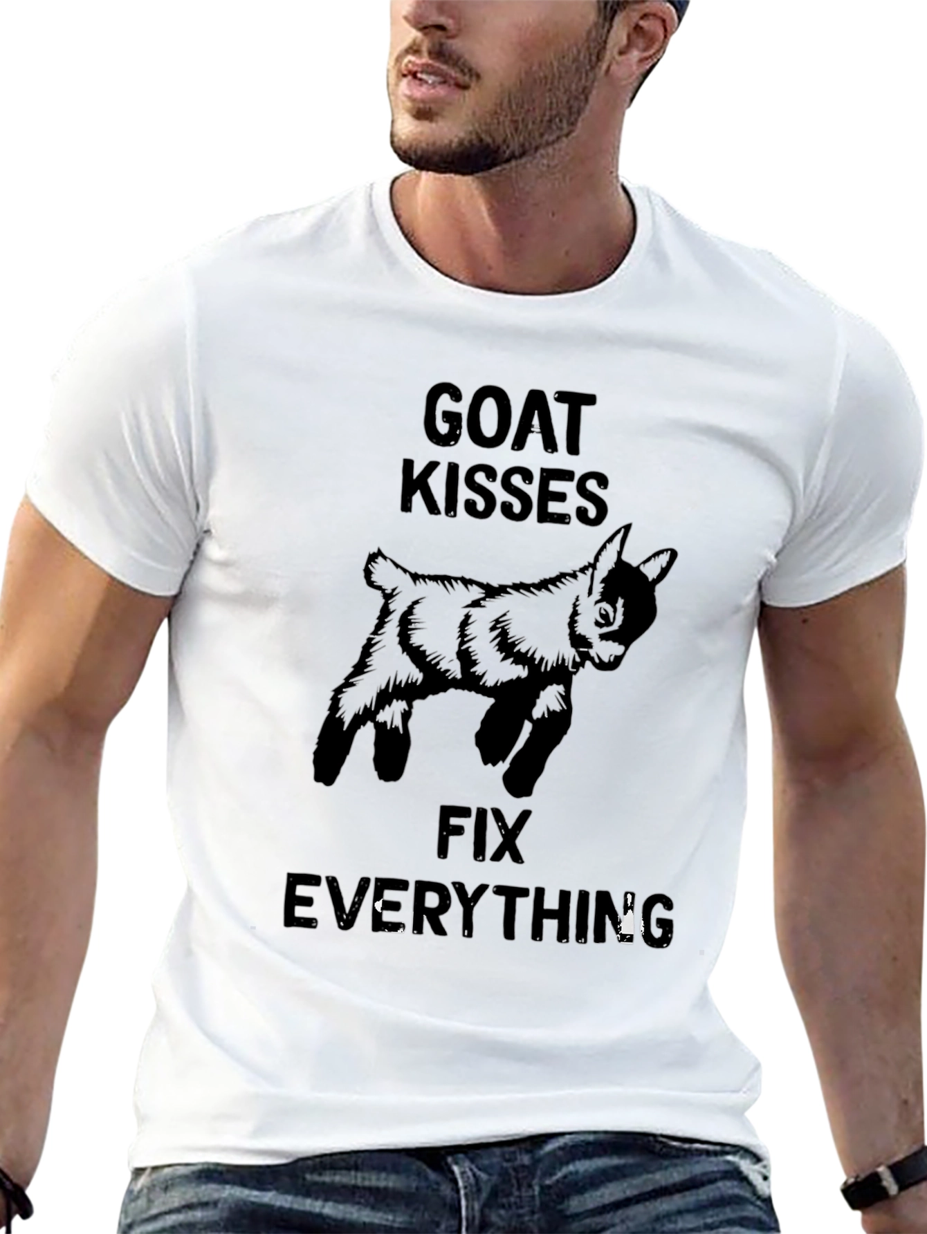 Goat Kisses Fix Everything T-Shirt