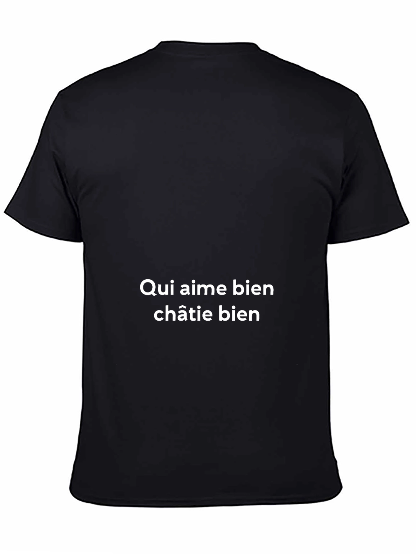 Qui aime bien châtie bien Black T-Shirt