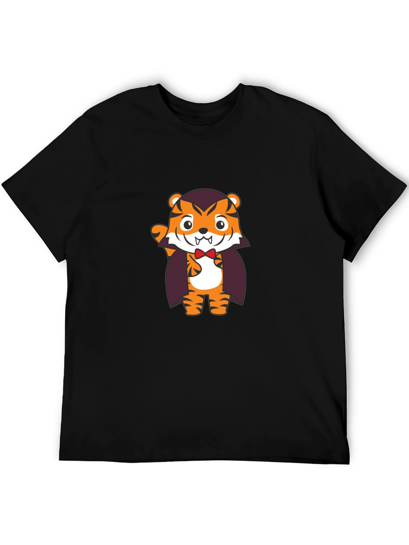 Cute Tiger Vampire Graphic T-Shirt